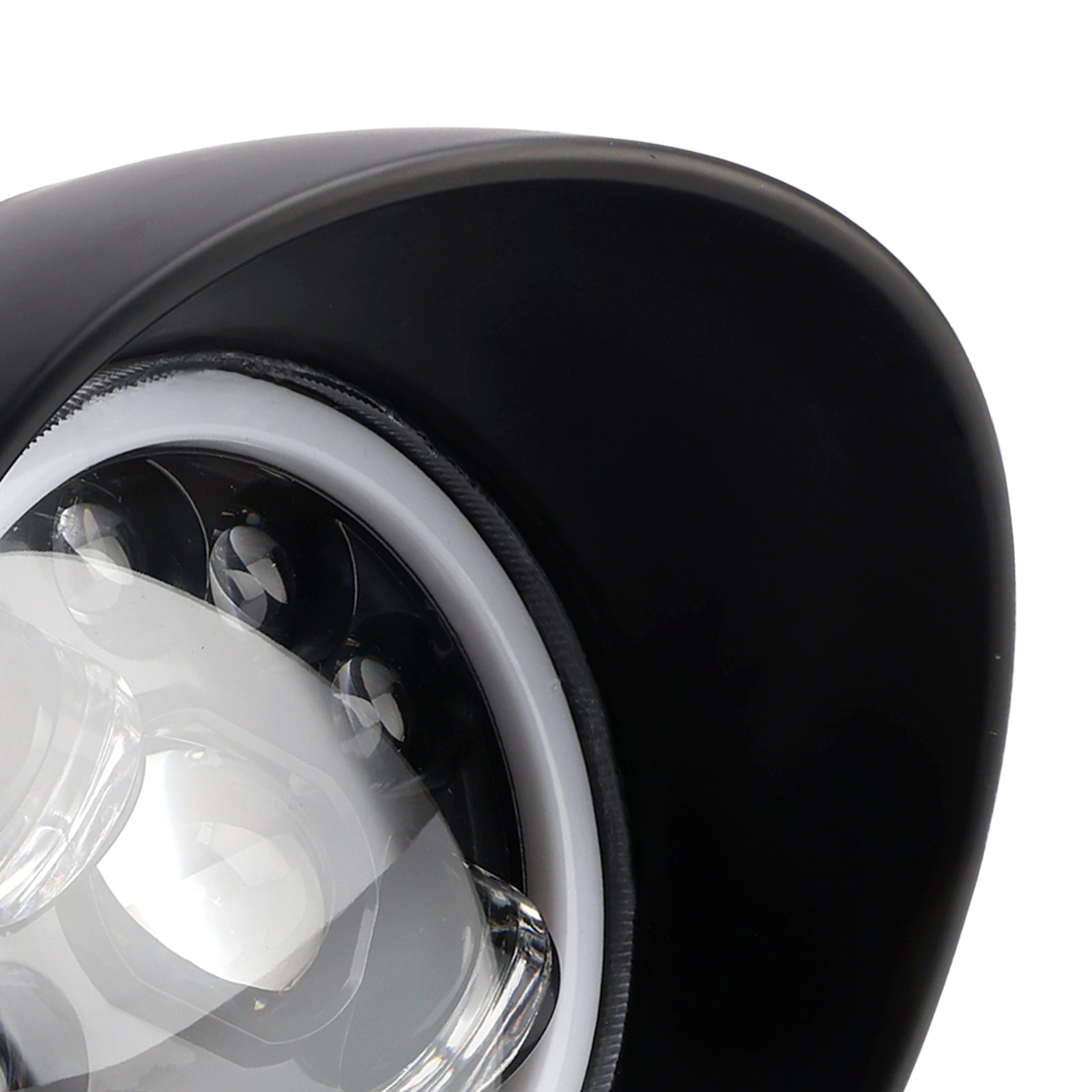 5.75" Phare antibrouillard pour moto, 9 ampoules, pour scooter, chromé