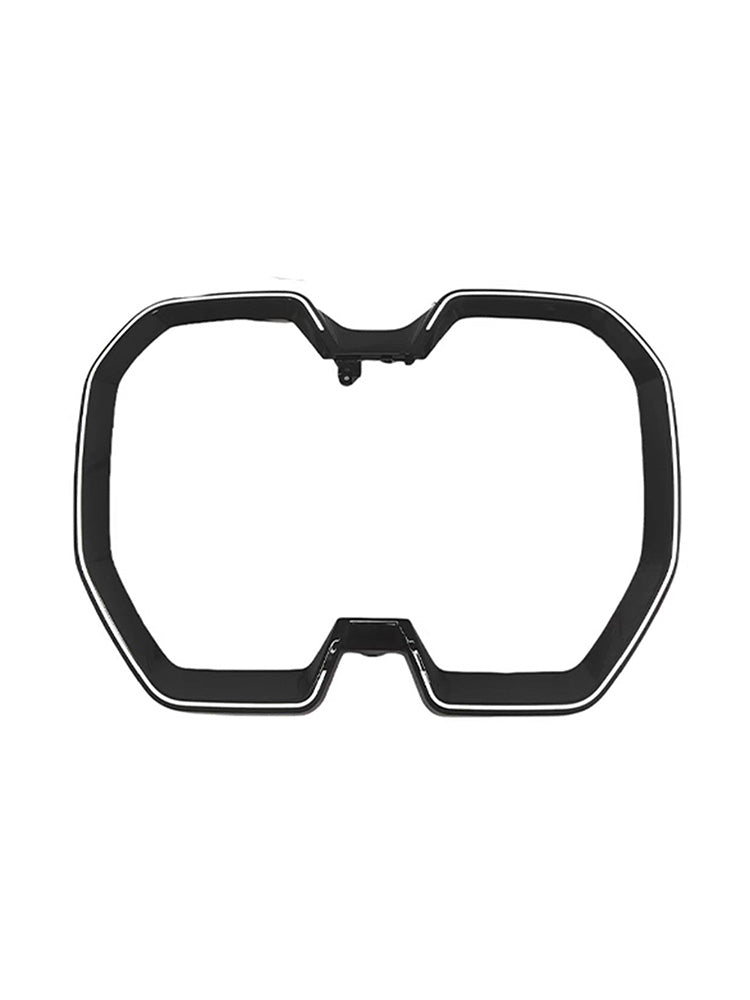 Black Front Bumper Kidney Grille Frame Replace Fit BMW iX SUV 2022-2025 W/LED