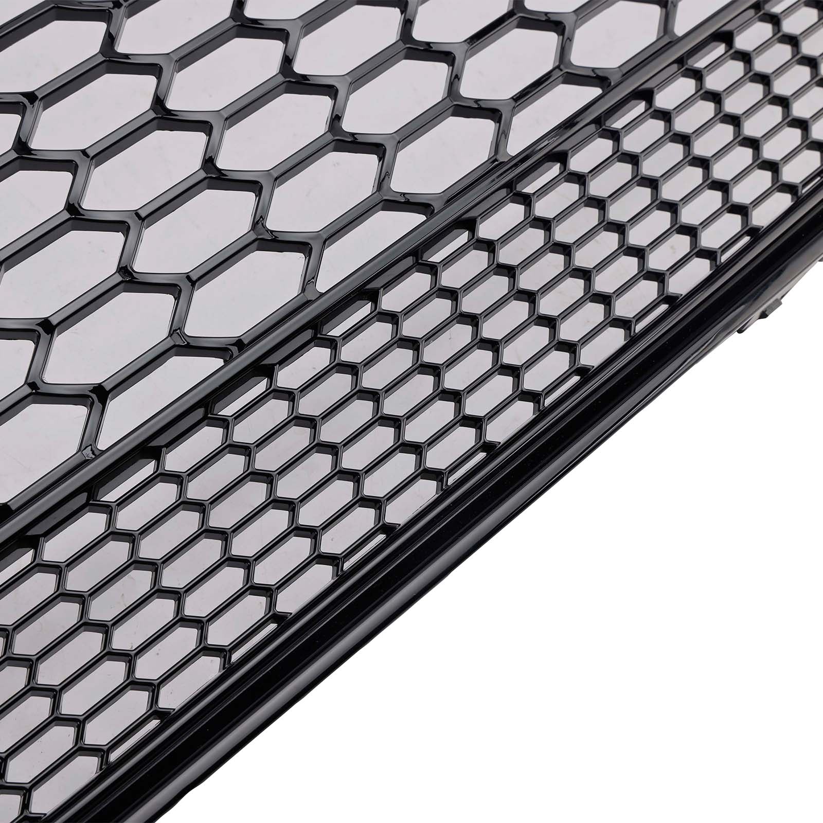 2005-2015 Fit for Audi Q7 Gloss Black Front Bumper Radiator Vent Mesh Grill Grille