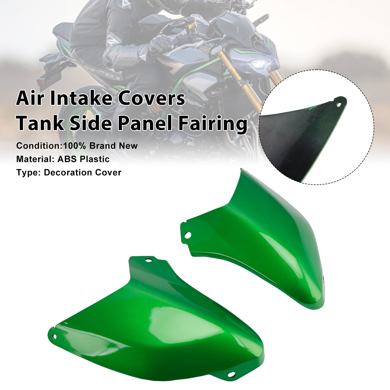 Air Intake Covers Tank Side Panel Fairing For Kawasaki Z900 2025-2026