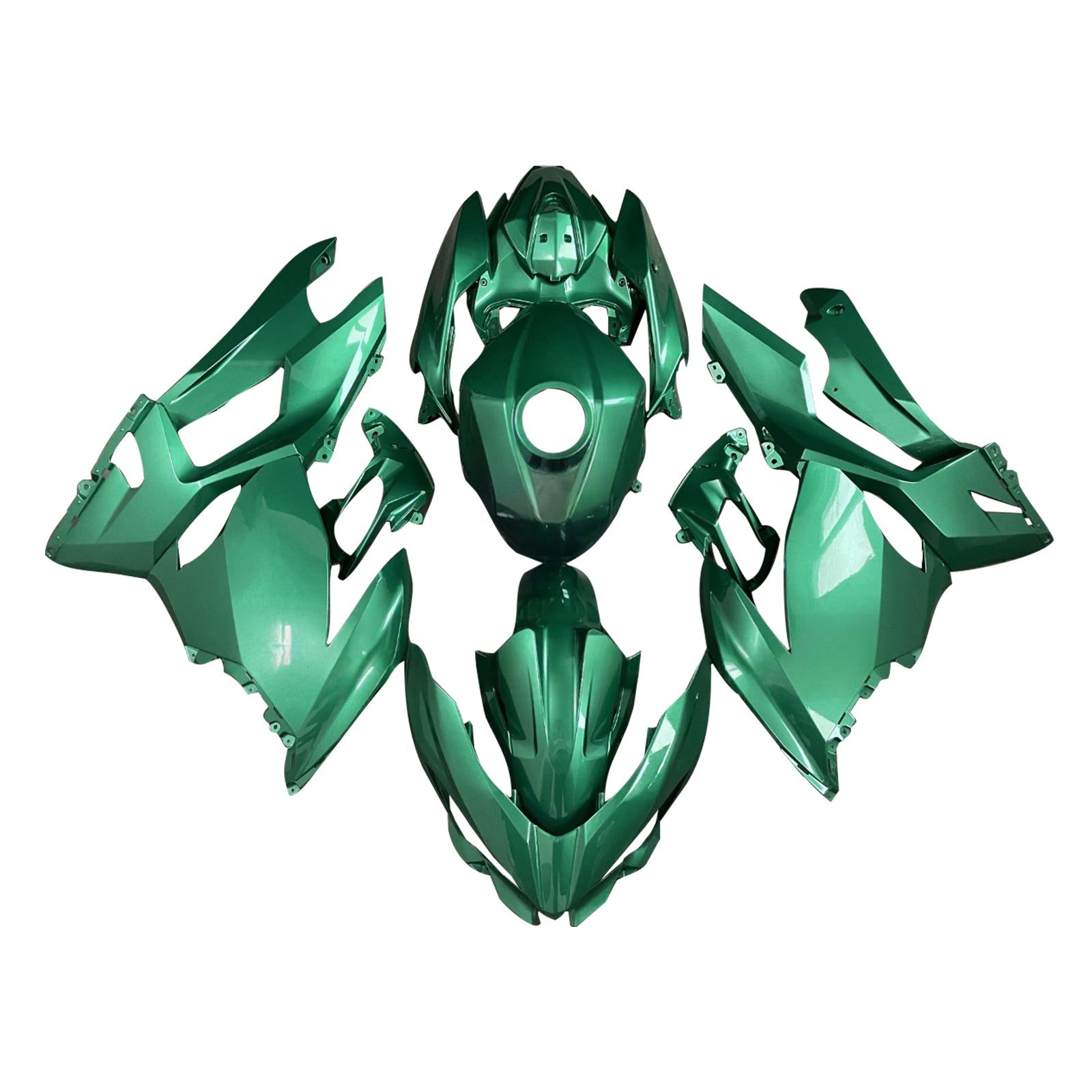 Injectiekuipset carrosserie kunststof ABS geschikt voor Kawasaki EX400 Ninja400 2018-2024