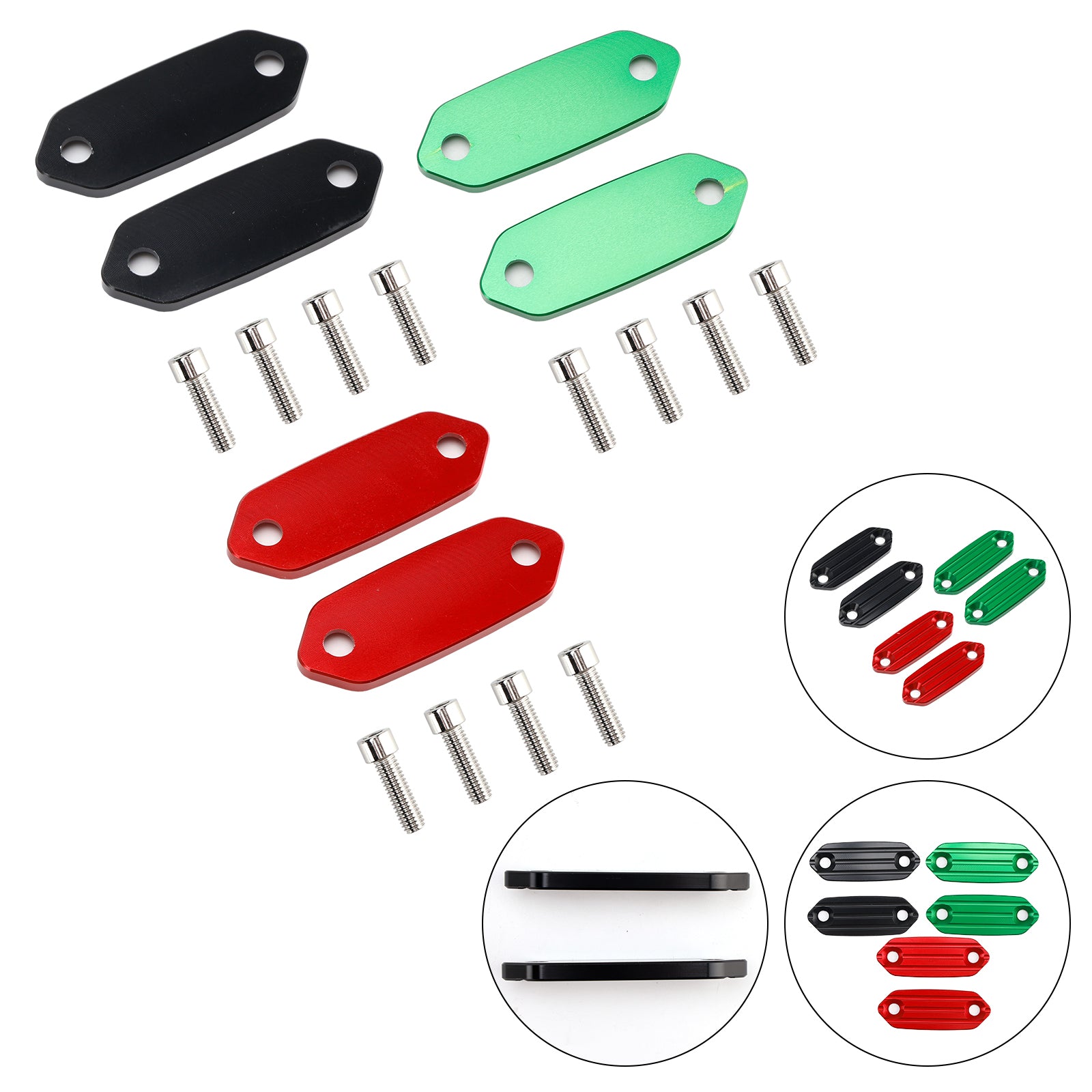 Mirror Delete Block Off Plate for Kawasaki Ninja 300 250 400 125 ZX6R 636