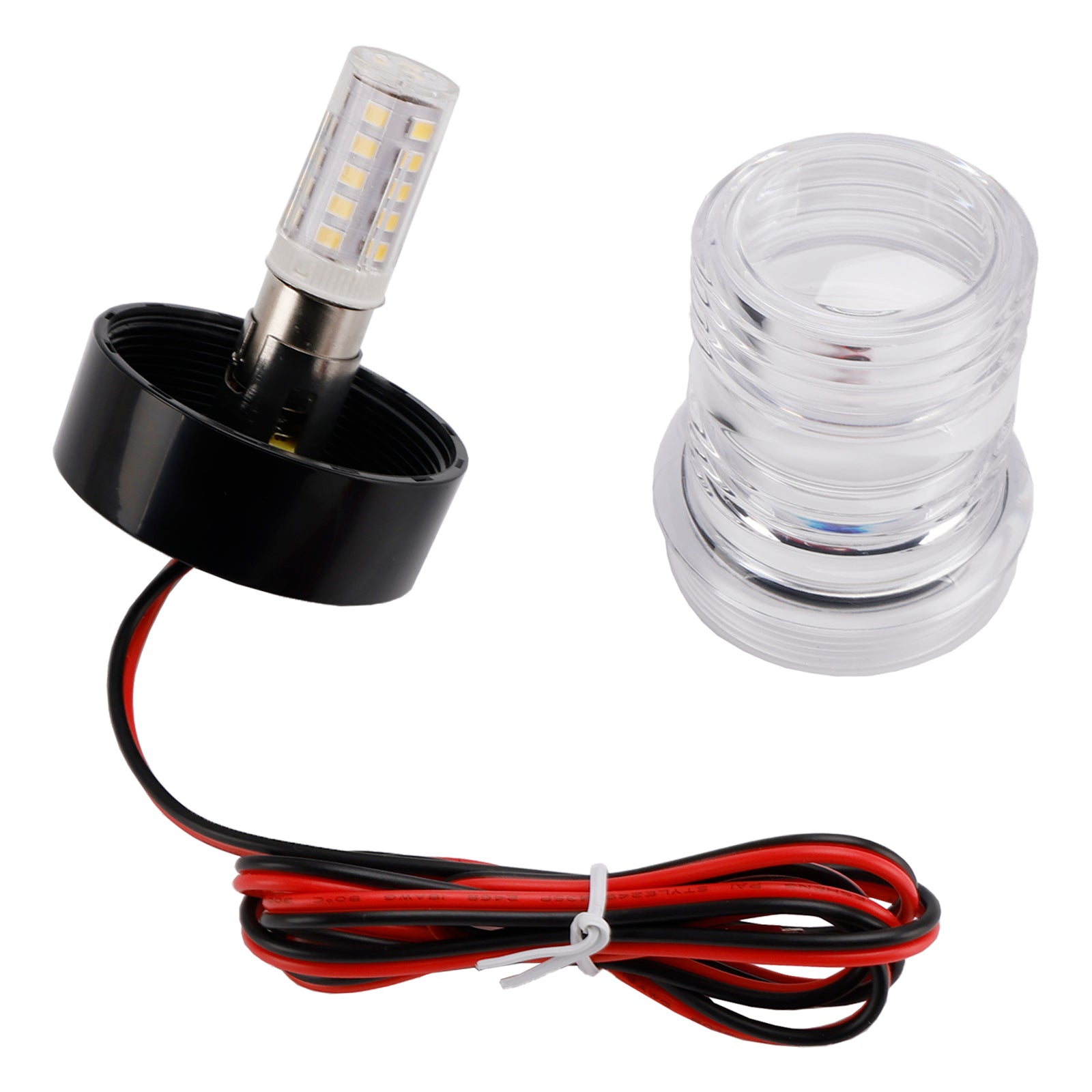 2.7W LED Navigation Signal Light Anchor Vessel Round Lamp Boat Yacht IP66