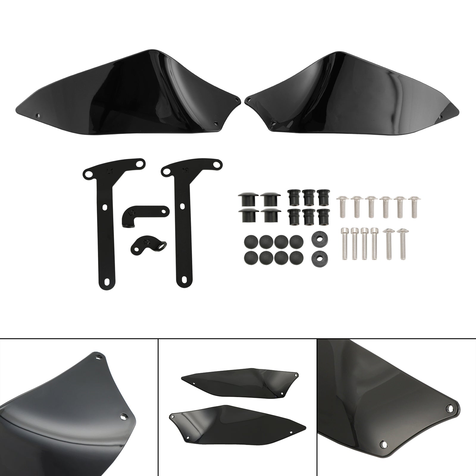 2022-2023 DUCATI Desert X Motorcycle Deflector Side Top