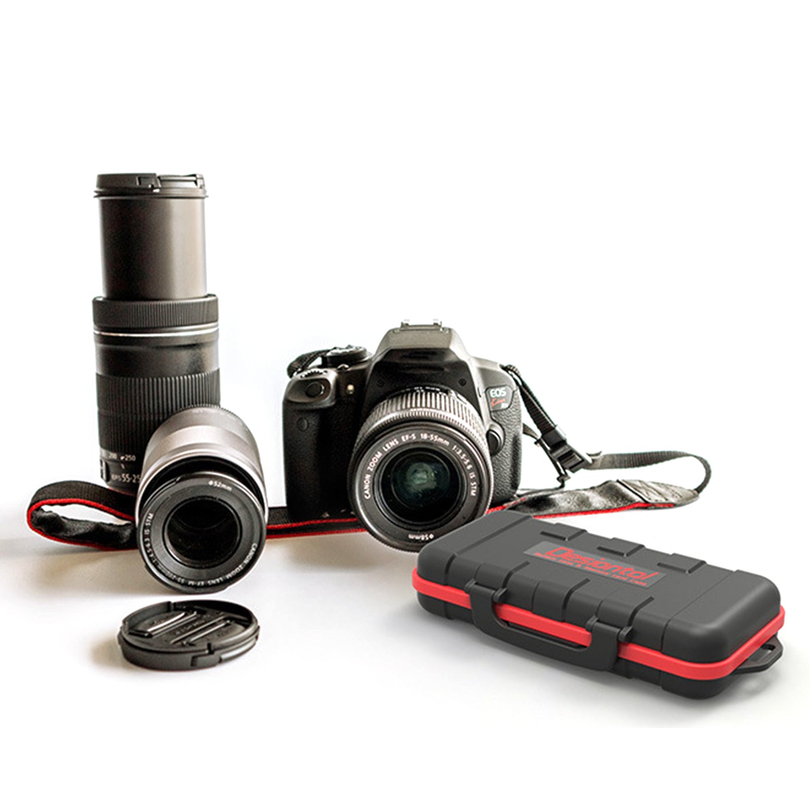 Camera Memory Card Protective Box Camera Battery Box SD/TF Card Storage Box Set