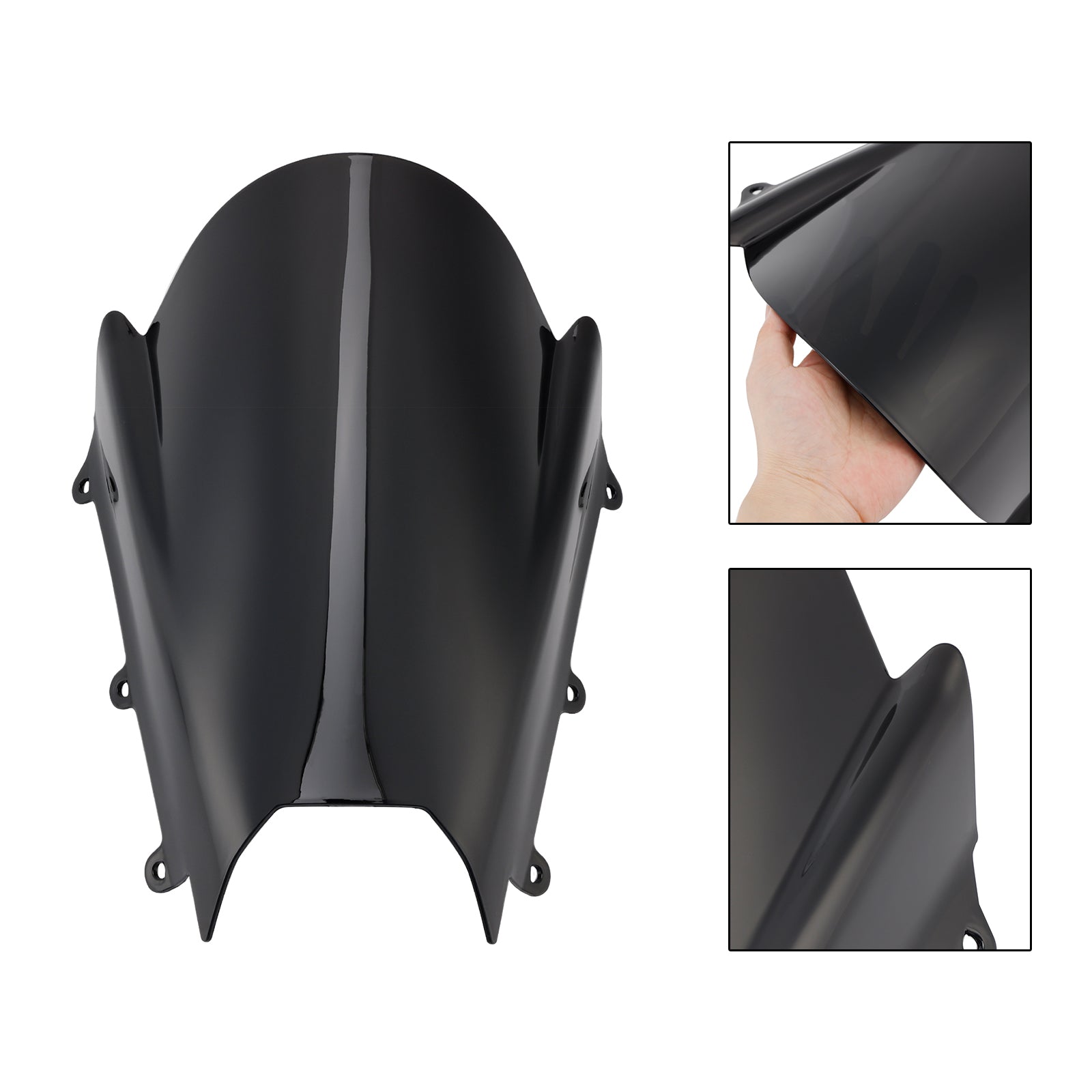 Windshield WindScreen fit for Suzuki GSX-8R GSX-8R 2024-2025 Black