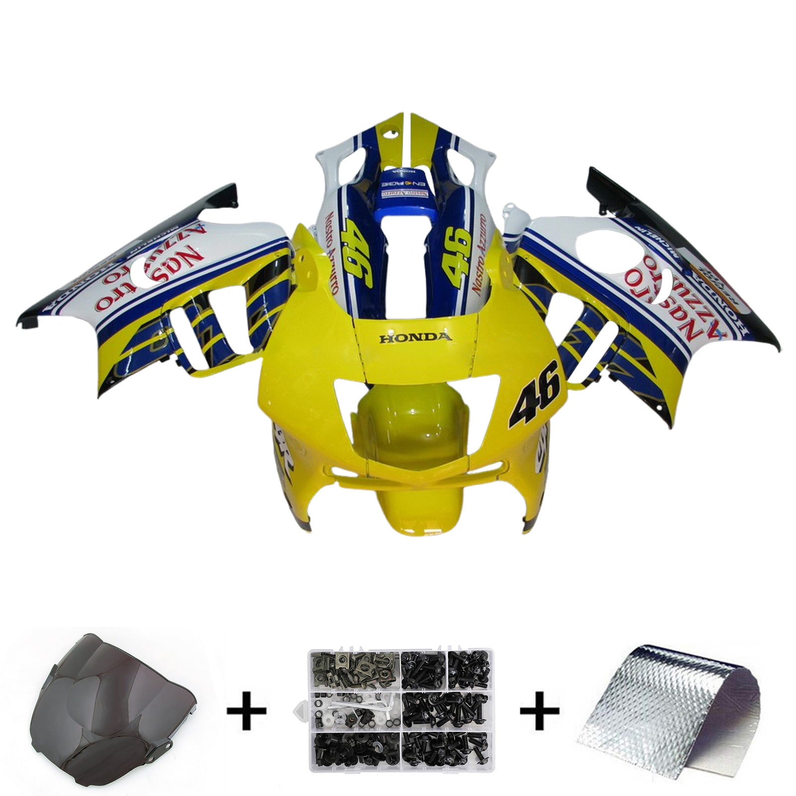 1997-1998 Honda CBR600 F3 Injection Fairing Kit Bodywork Plastic Abs