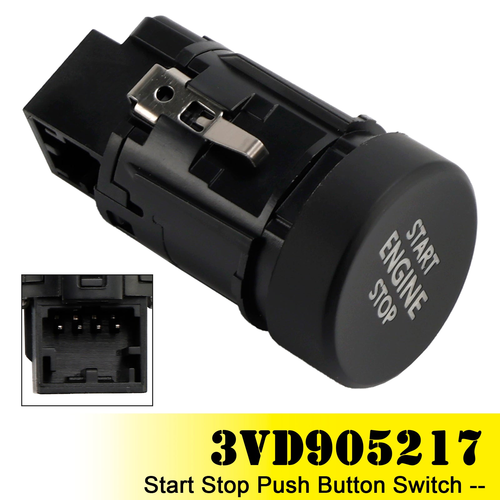 Start Stop Push Button Switch for Skoda Octavia Superb Kodiaq 15-21 3VD905217