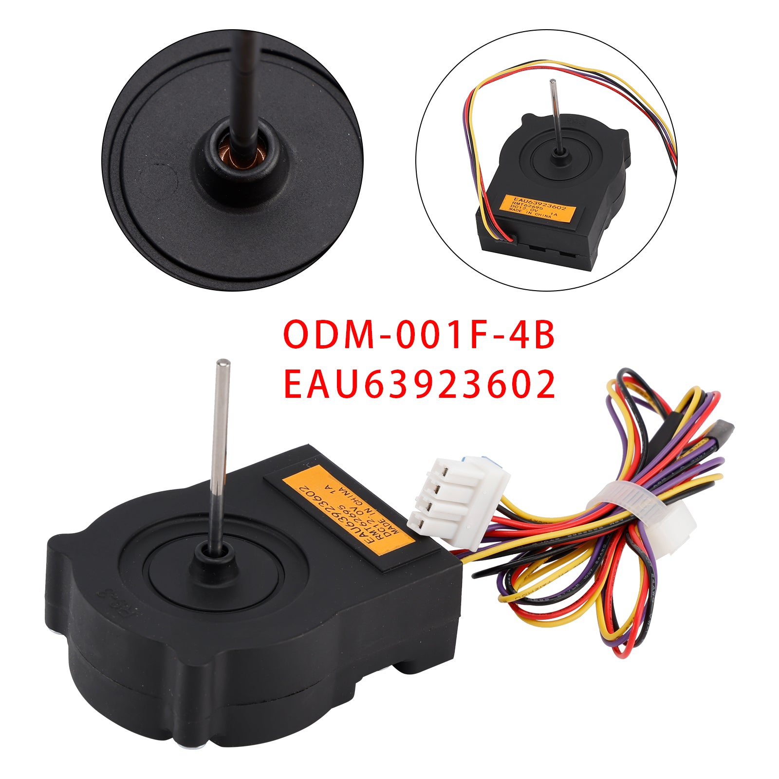 Eau63923602 kjøleskap kondensator viftemotor for LG kjøleskap DC 12V