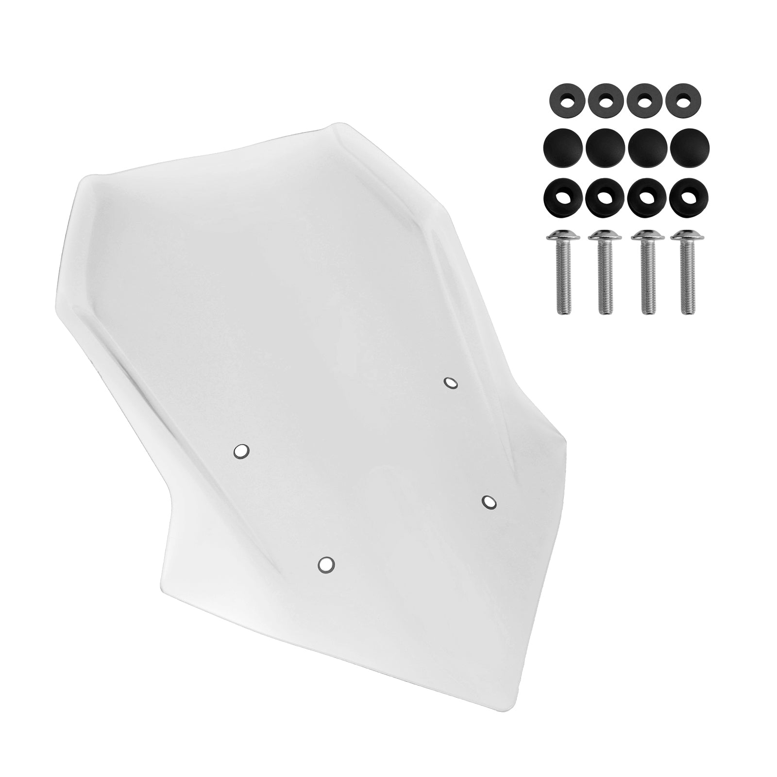 Černé sklo čelného skla pre Yamaha Tracer 900/GT 2018-2020 Tracer 9/GT 2021-23