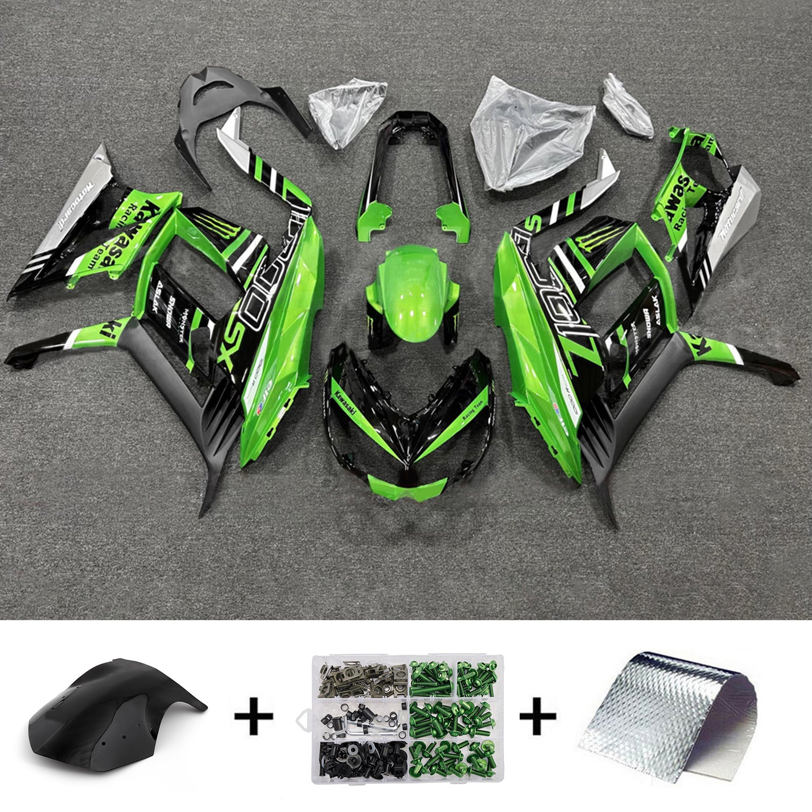 Injection Fairing Kit Bodywork Plastic ABS fit For Kawasaki Z1000SX 2010-2015