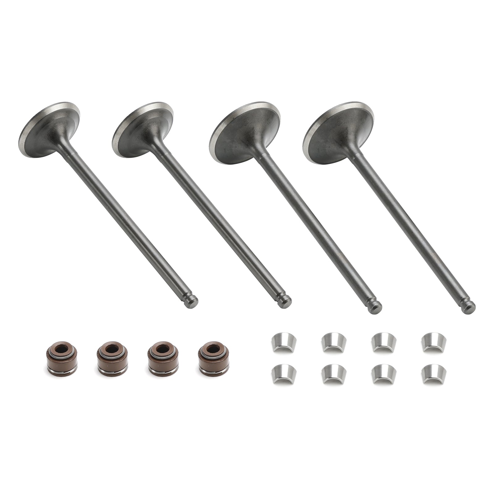 2009-2014 Honda TRX400X Head Intake & Exhaust Valves Seals Cotters 14711-KCY-670 14781-HA0-770