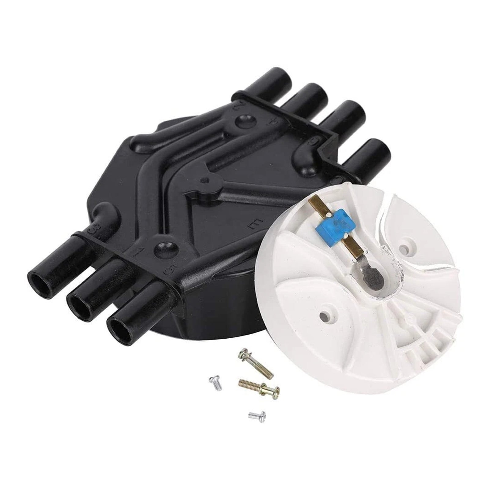 DR475 D328A Capuchon de distributeur d'allumage & Kit de rotor pour Chevrolet Cadillac GMC V6 4,3 L