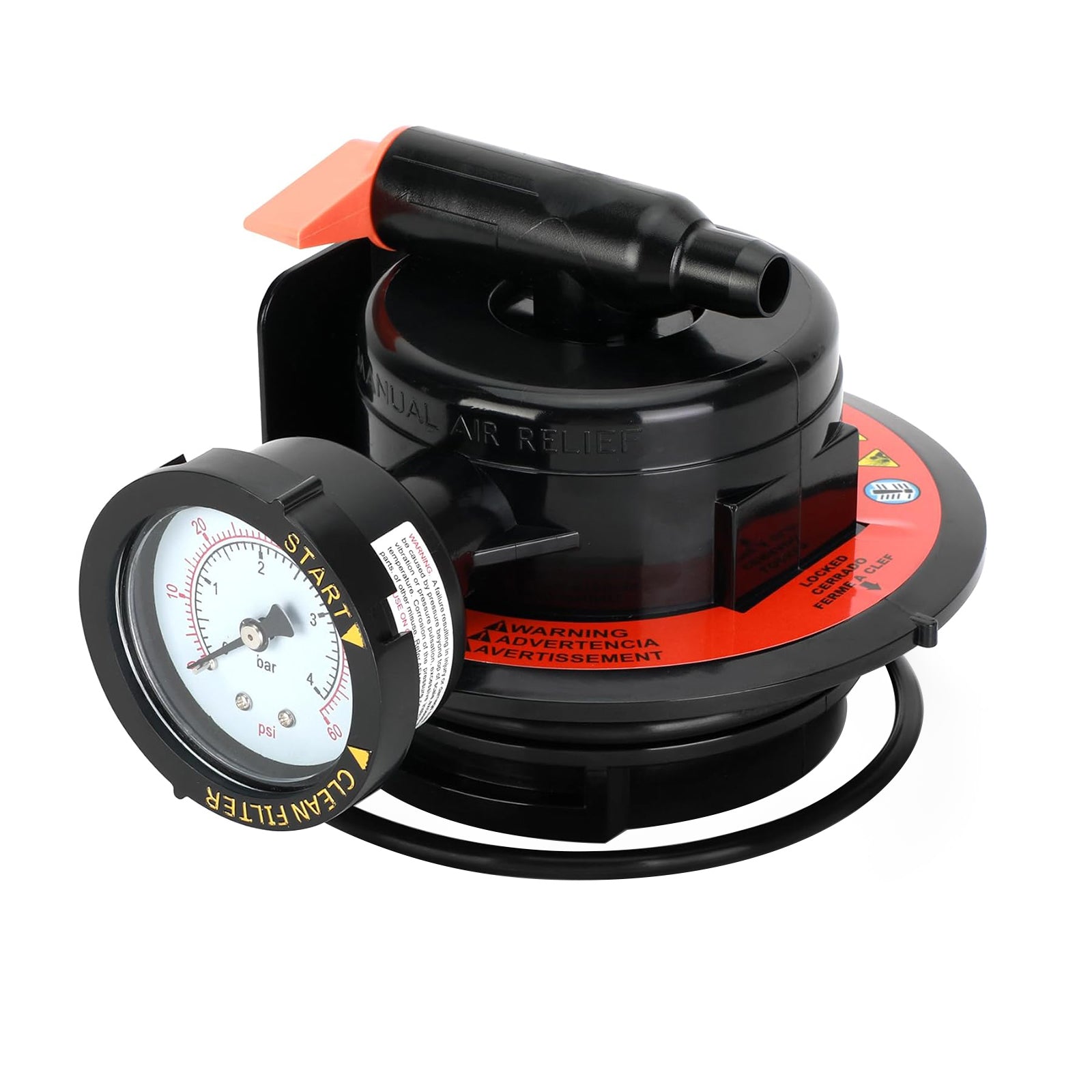 Manuell luftavlastningsenhet DEX2420MAR2 for patronpoolfilter