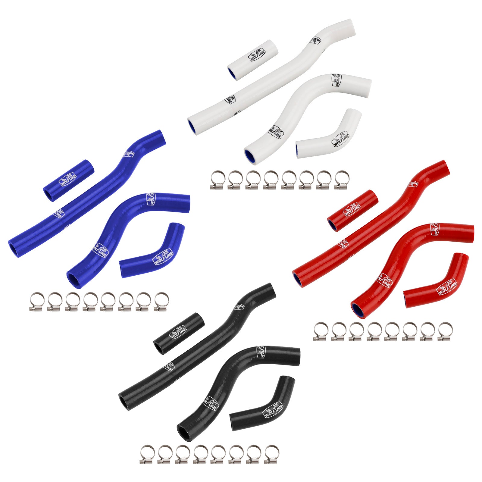 2022-2025 Honda CRF250R CRF250RX Silicone Radiator coolant Hose