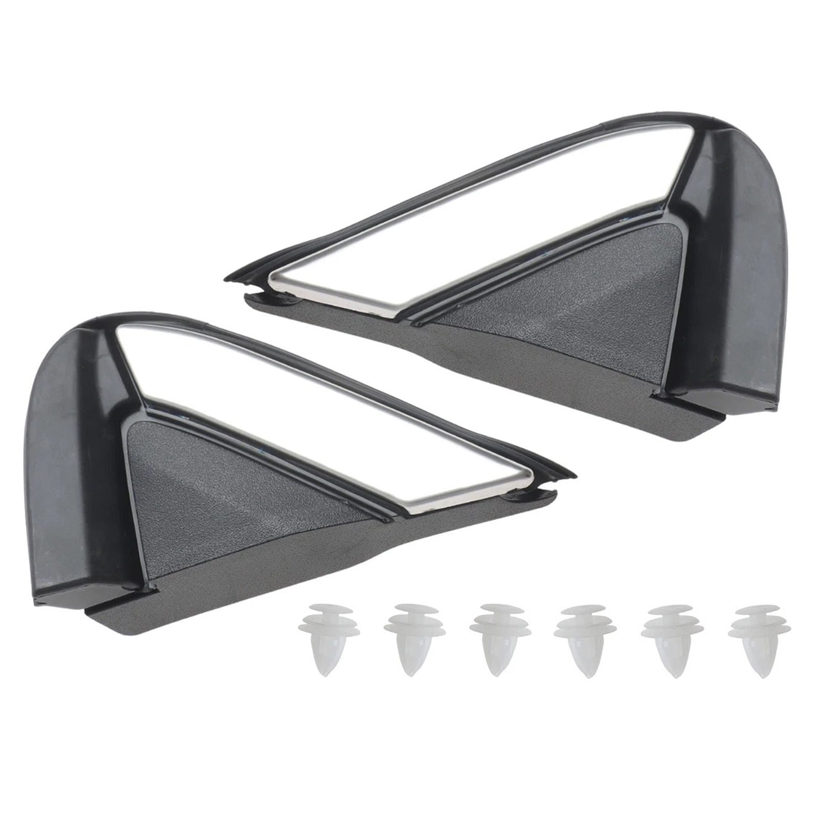 Paar voorruit spatbord hoekafdekking sierlijst voor GMC Terrain 2018-2024