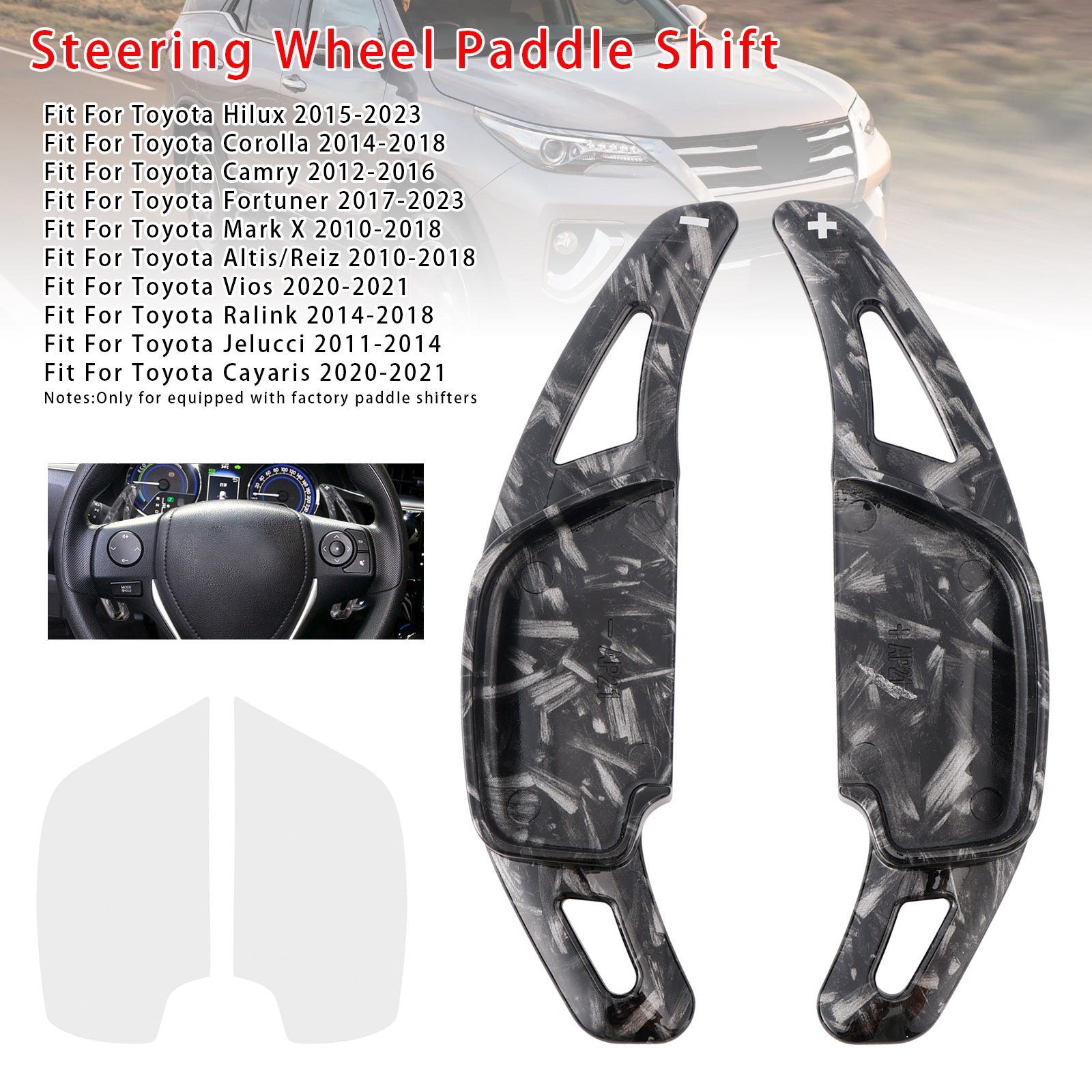 SHIFTER DE PADRÃO DE VOIDO DO RODO PARA TOYOTA HILUX FORTUNER