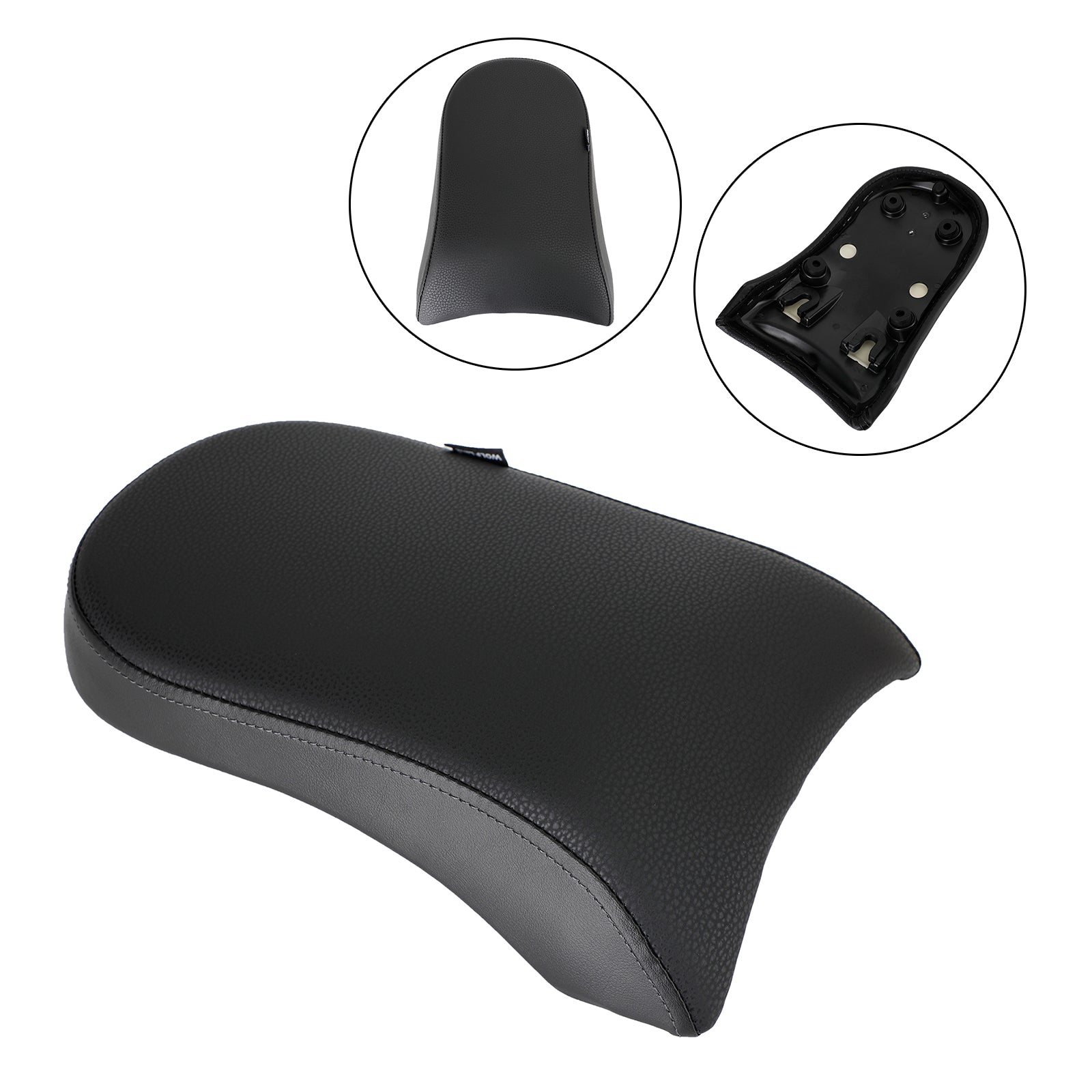 Almofada de passageiro traseiro Fisos pretos PU PUL para BMW R18 BIKES 2020-2022 2021