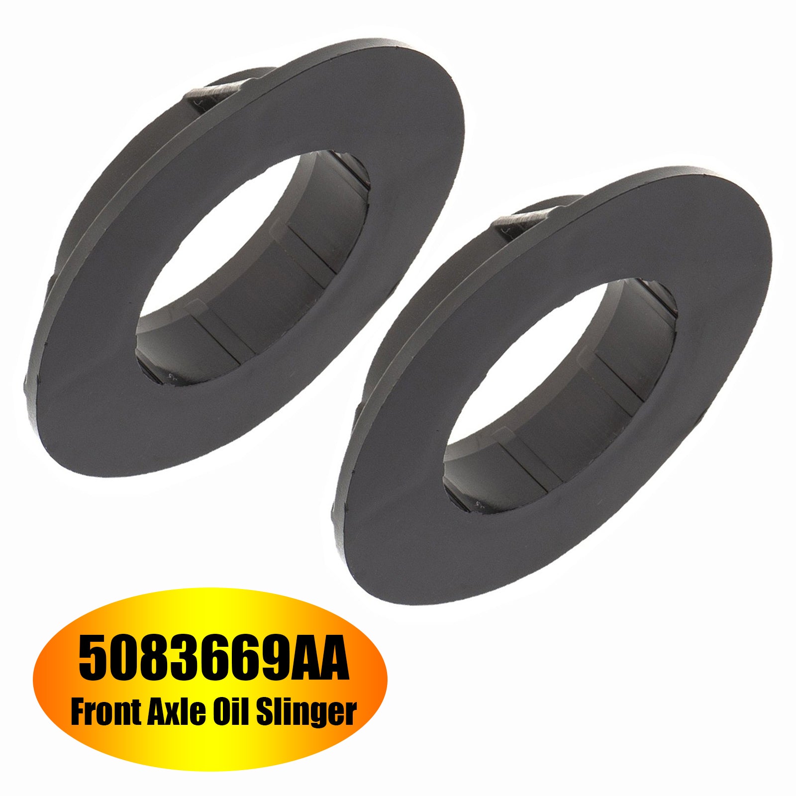 2x Front Axle Oil Slinger 5083669AA for Jeep Wrangler JK 2007-2018