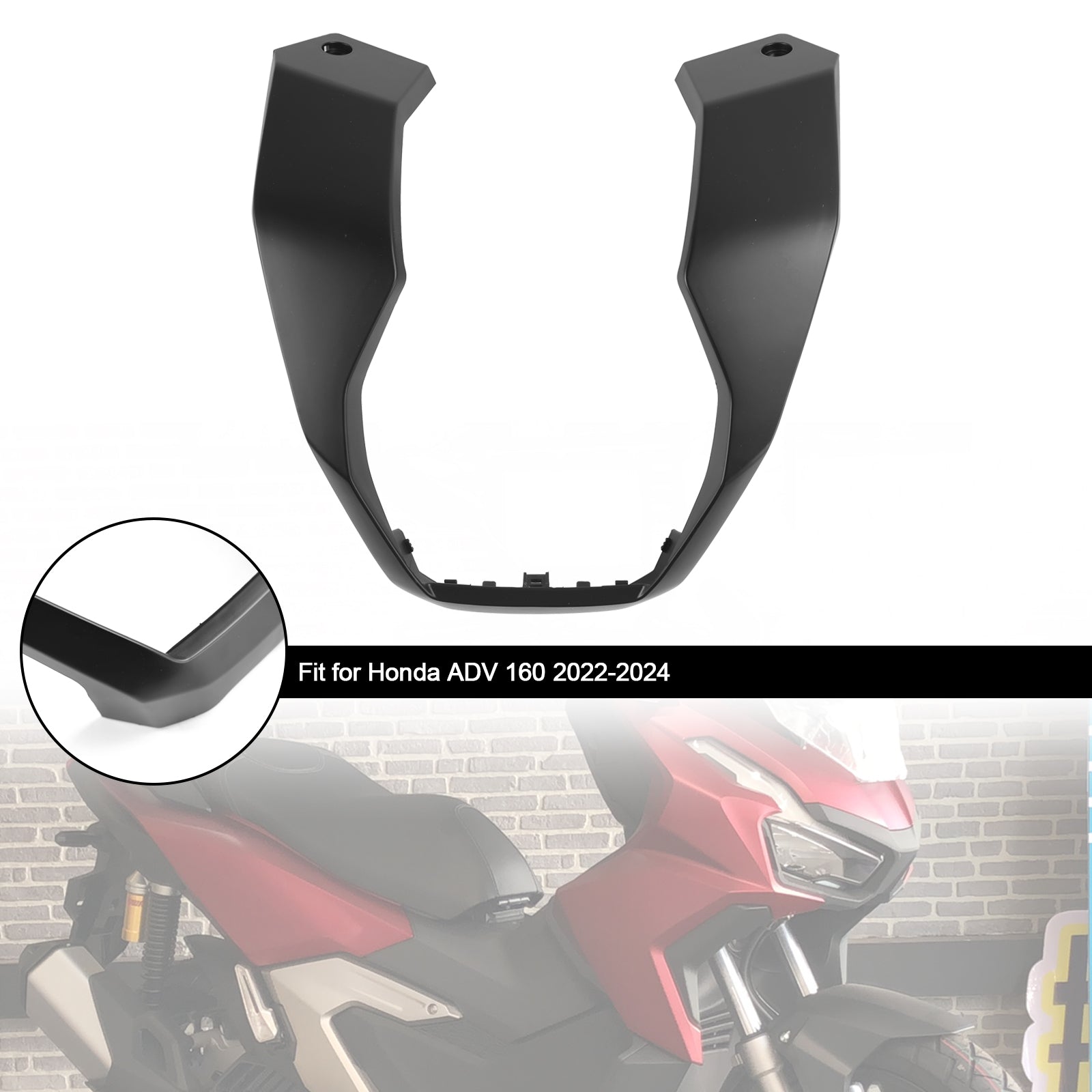 2023-2024 Honda ADV 160 Guidon Pilote Boîte centrale Couvercle inférieur Carénage