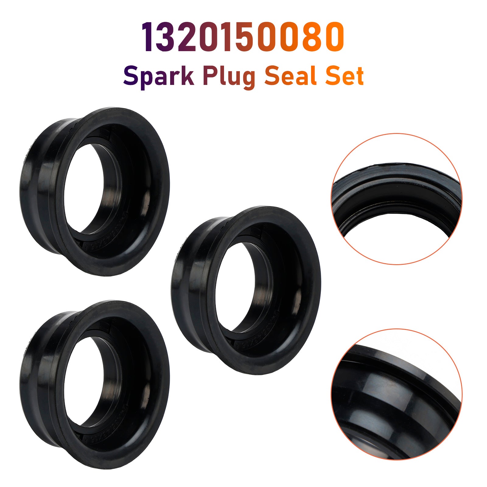 2008-2015 Smart Fortwo 3 piezas nuevo juego de sellos de bujía C638GS 1320150080