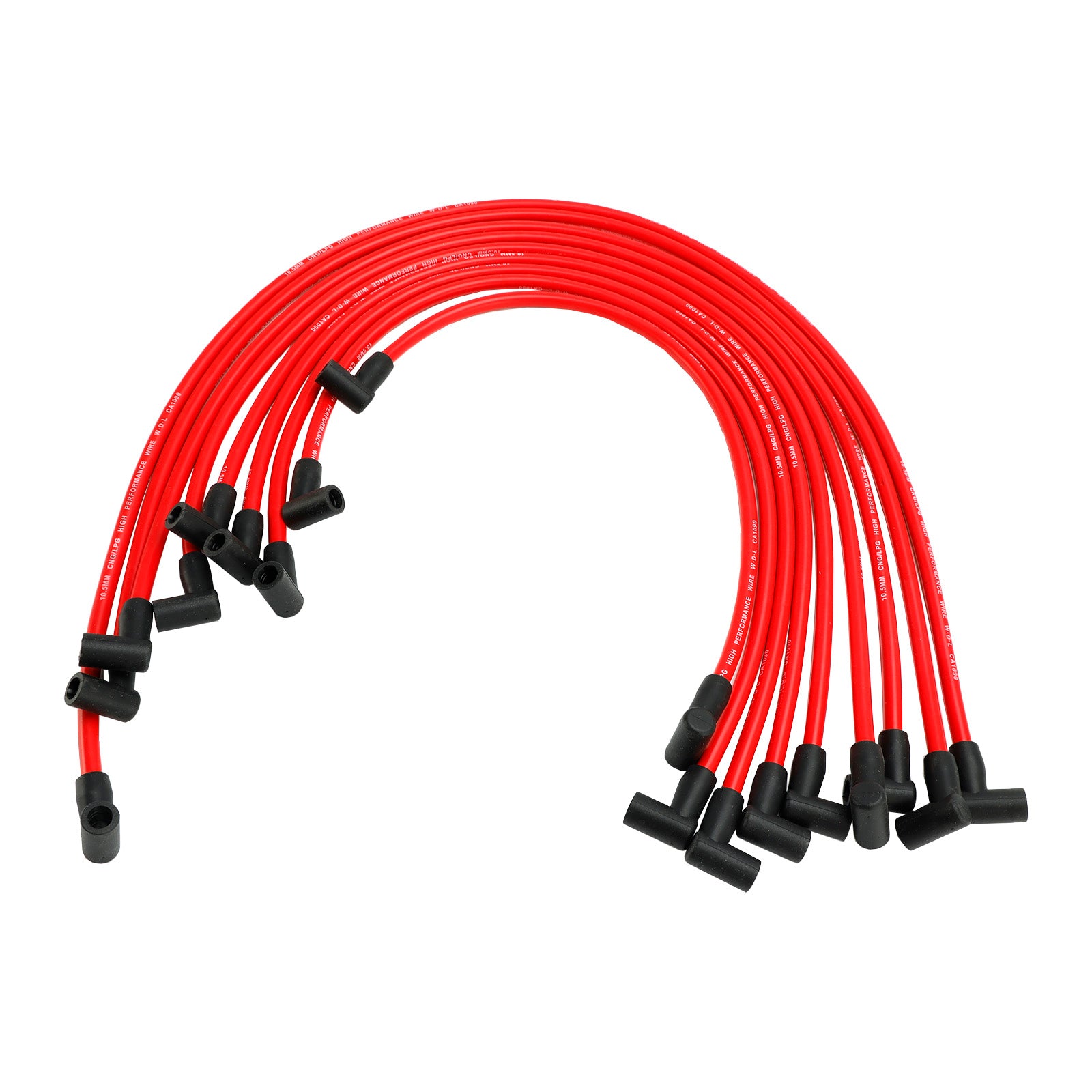 8,5 mm elektronická zapaľovacia zapaľovacia sviečka Sada pre Chevy SBC BBC 350 383 454