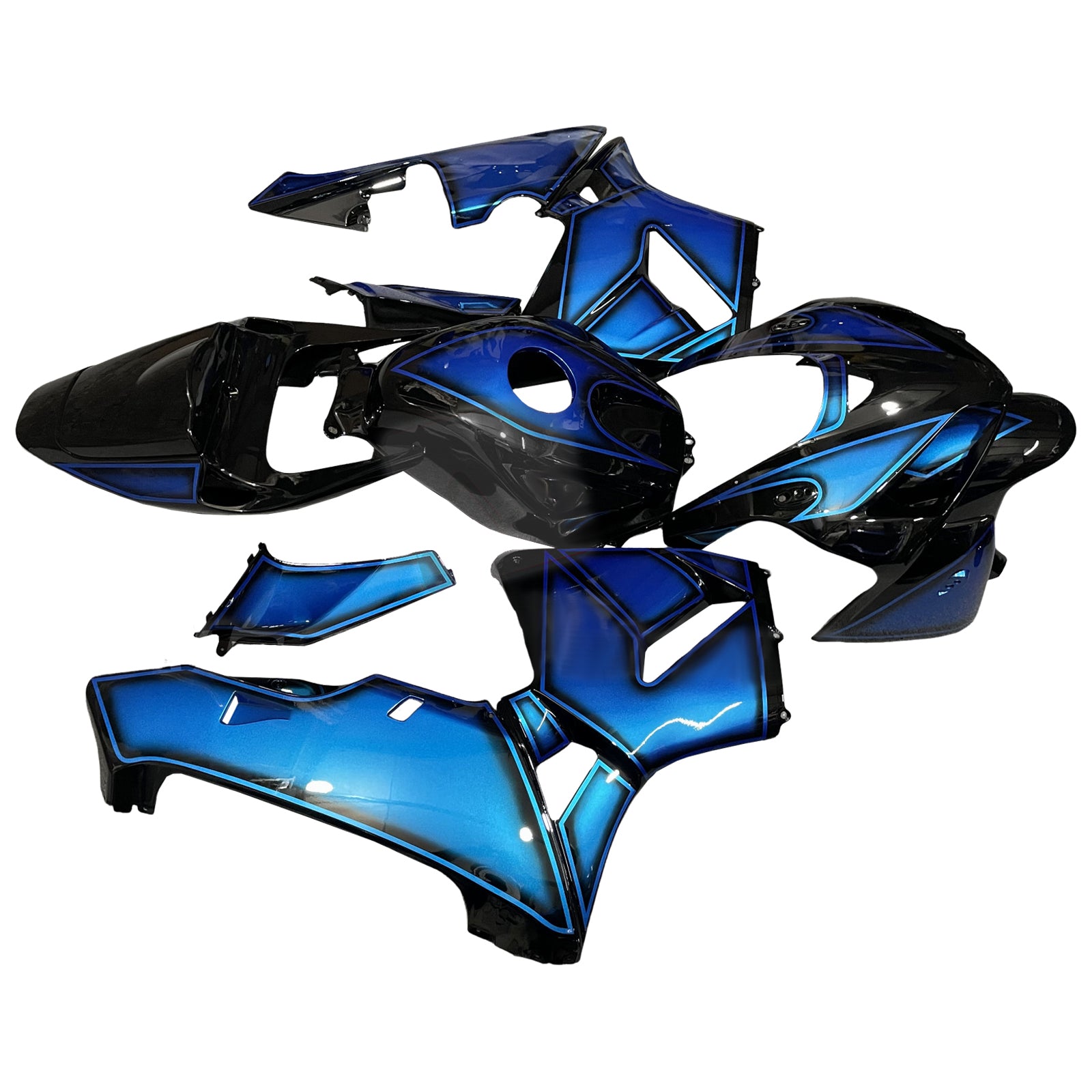 Injektionsmässa Kit Bodywork Plastic ABS för Honda CBR600RR 2005-2006 F5