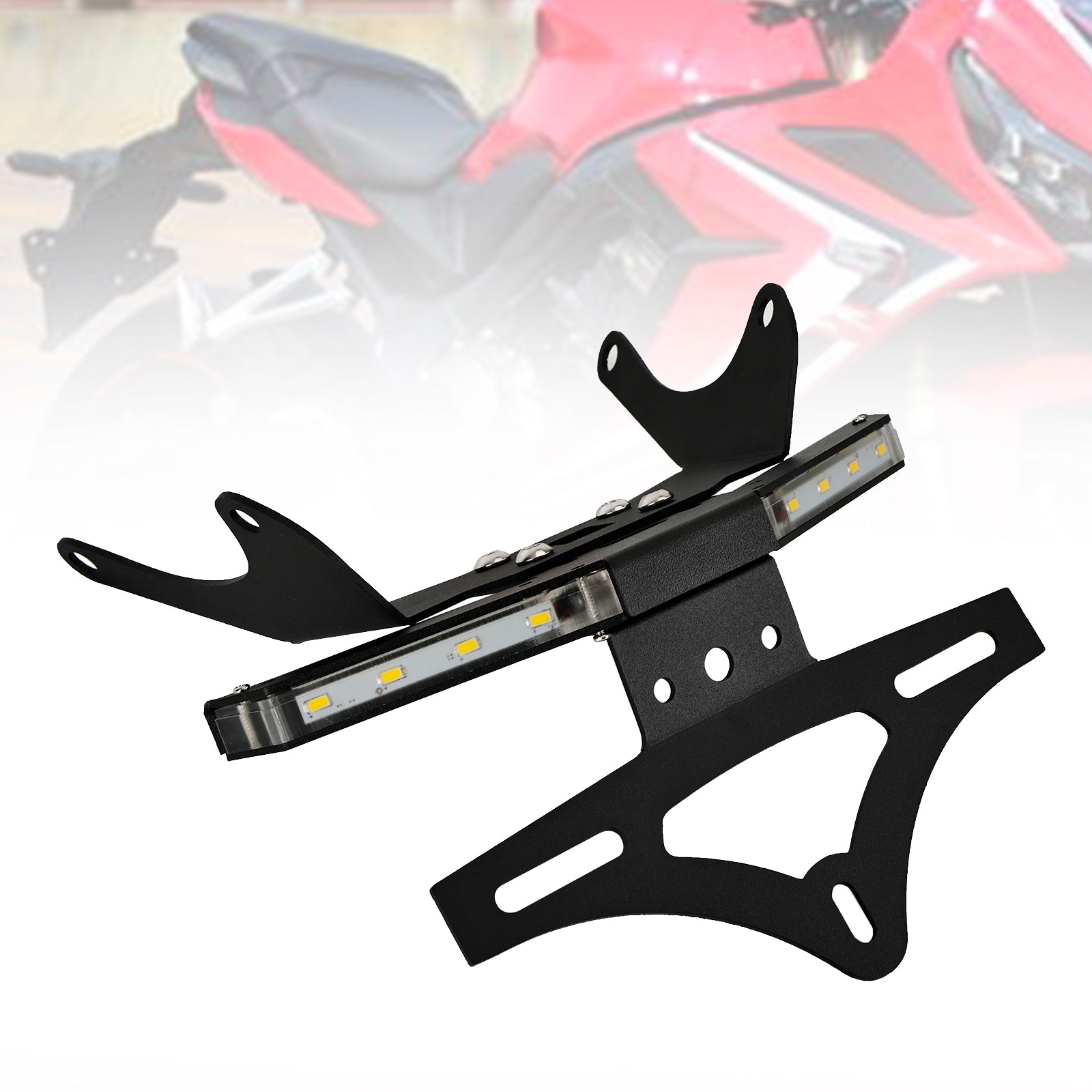Support de support de plaque d'immatriculation ajusté pour Honda CBR650 2021-2022
