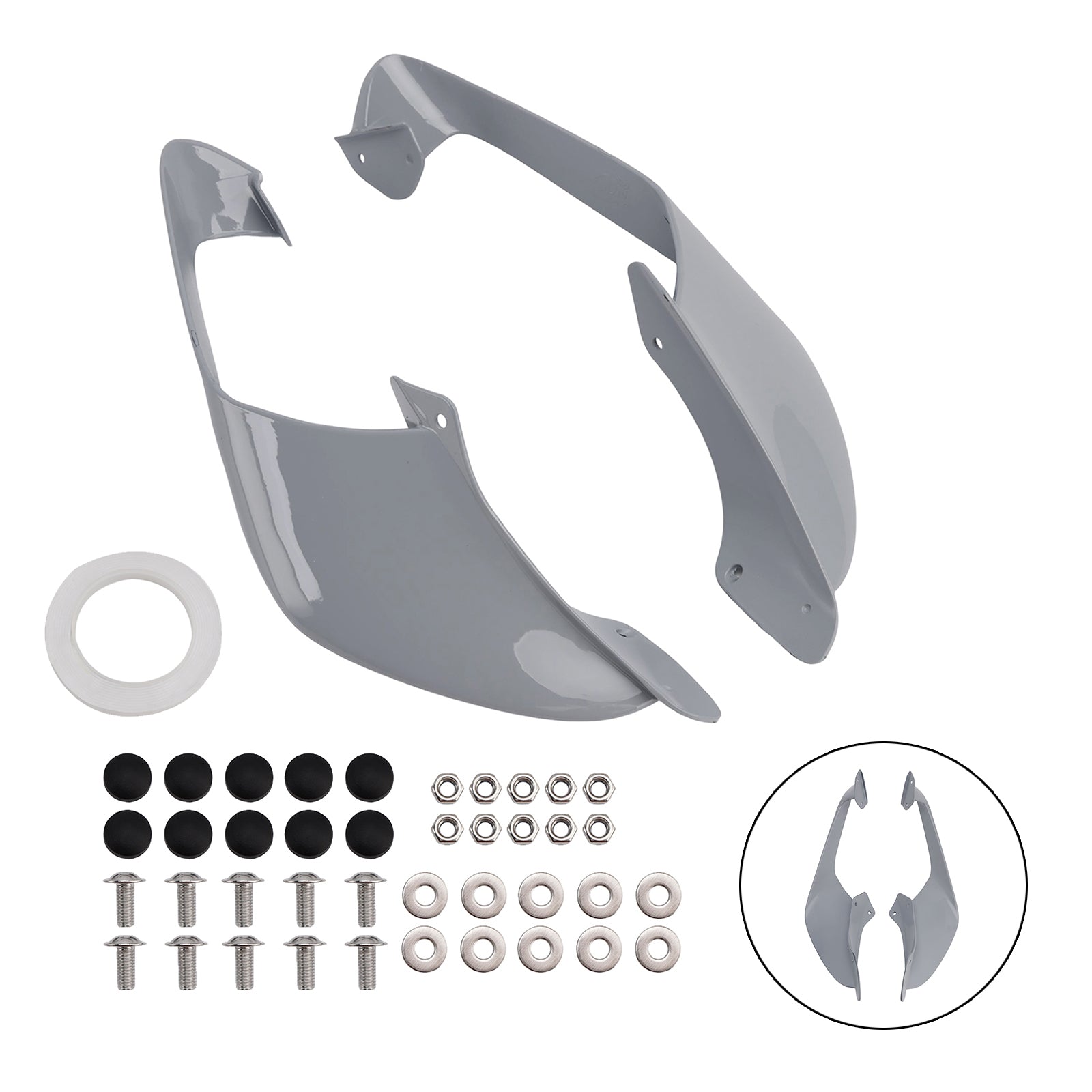 2021-2024 Yamaha YZF R1 R1M ailes latérales avant ailes becquet carénage