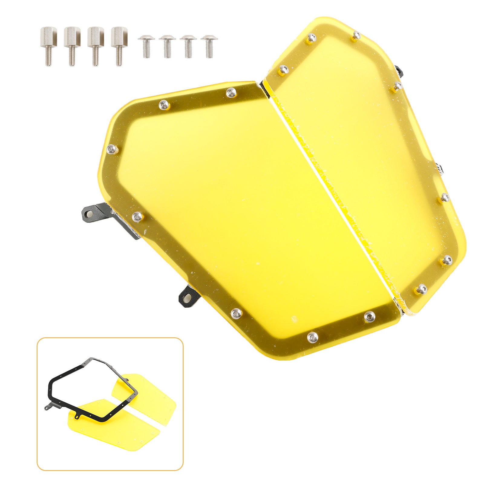 2019-2023 Yamaha Tenere 700 koplampbeschermer voorlamp acrylafdekking