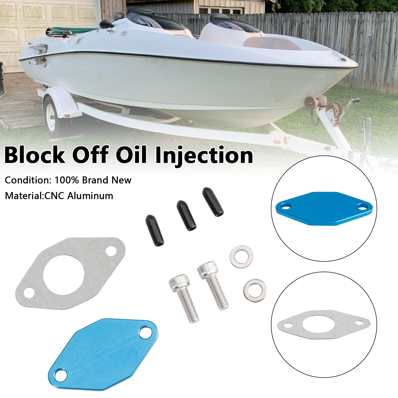 1995-1996 Yamaha Raider 1100 Block-off Oil-off Oil Oil Injekčné čerpadlo