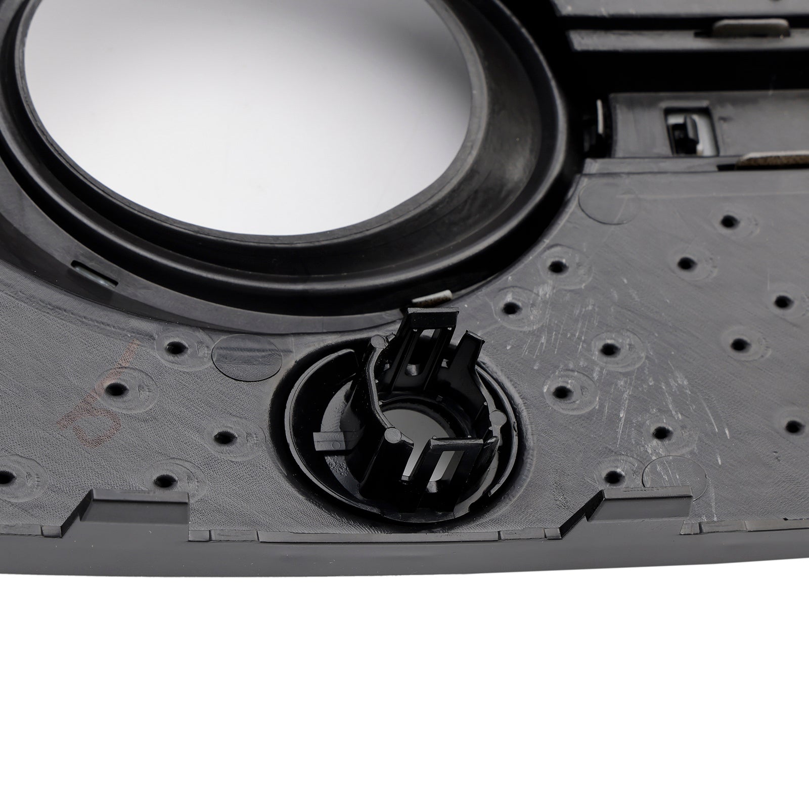 2013-2015 Audi Q3 RSQ3-stijl honingraat mistlampafdekkingen vooraan glanzend zwart