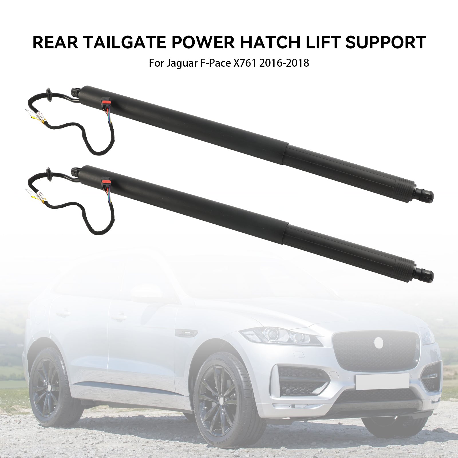2016-2018 Jaguar F-Pace X761 2pcs Struts de hayon électrique arrière HK8370354AA