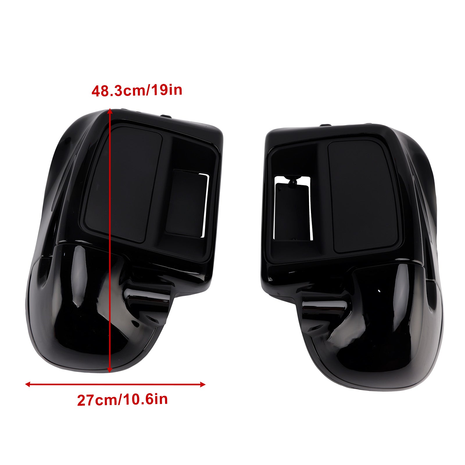 Caixa de reais com ventilação inferior adequada para turnê de rua Glide 2014-2024