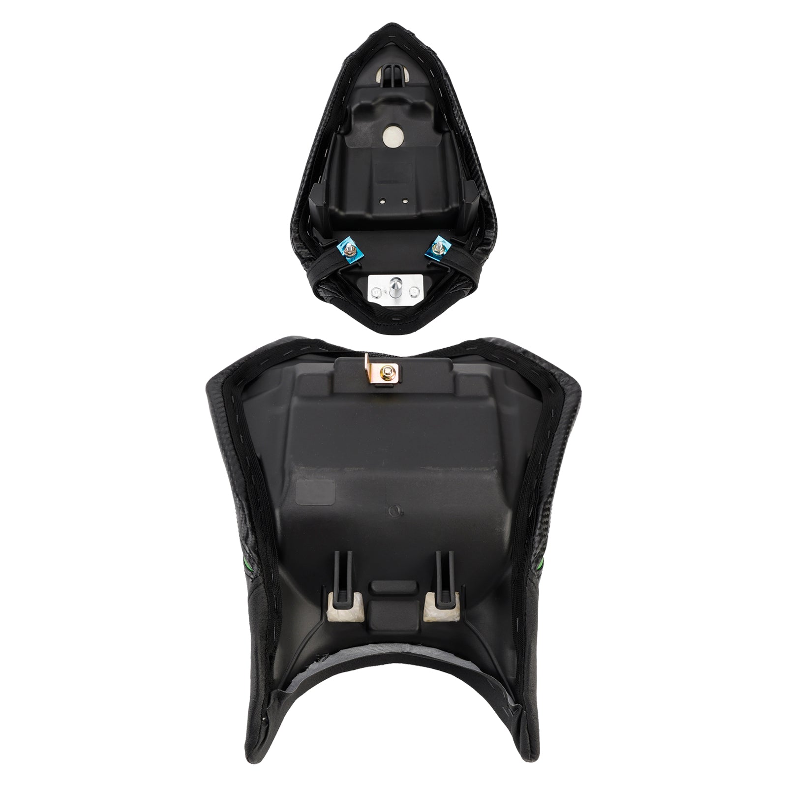 Front&Rear Raider Passenger Cushion Kit Black2 For Kawasaki Ninja 500 Z500 24-25
