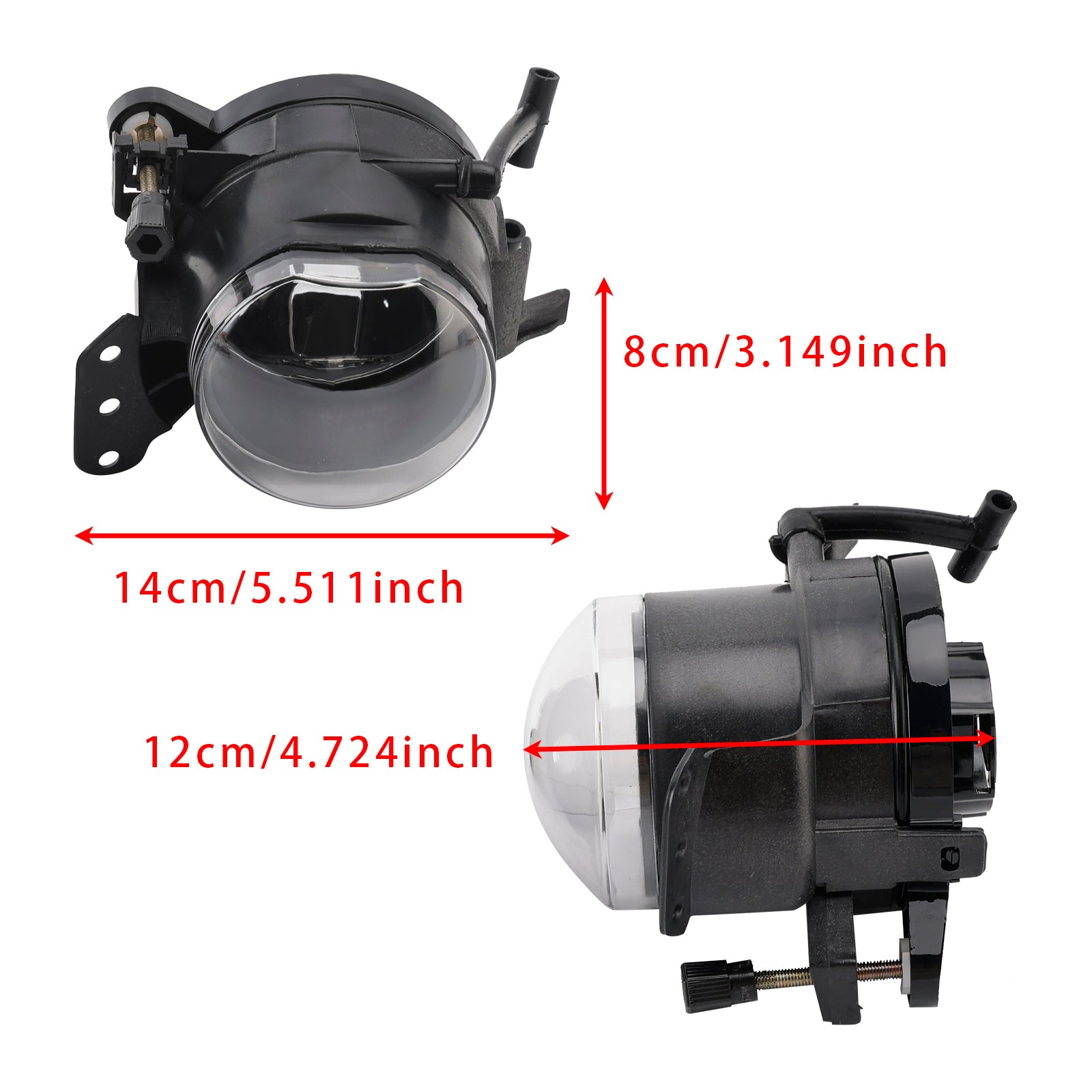 2004-2007 BMW E60 5-serie par Front Bumper Fog Light Lamp Pærehus