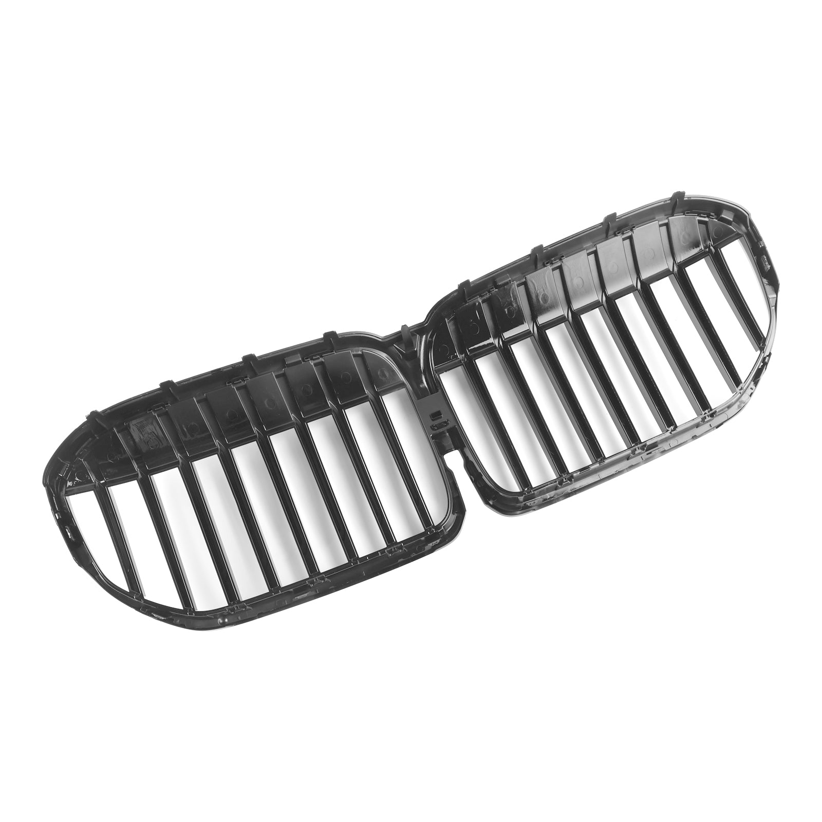 2019-2022 BMW 7 Série G11 G12 Grila frontal preta de ripas de ripas únicas