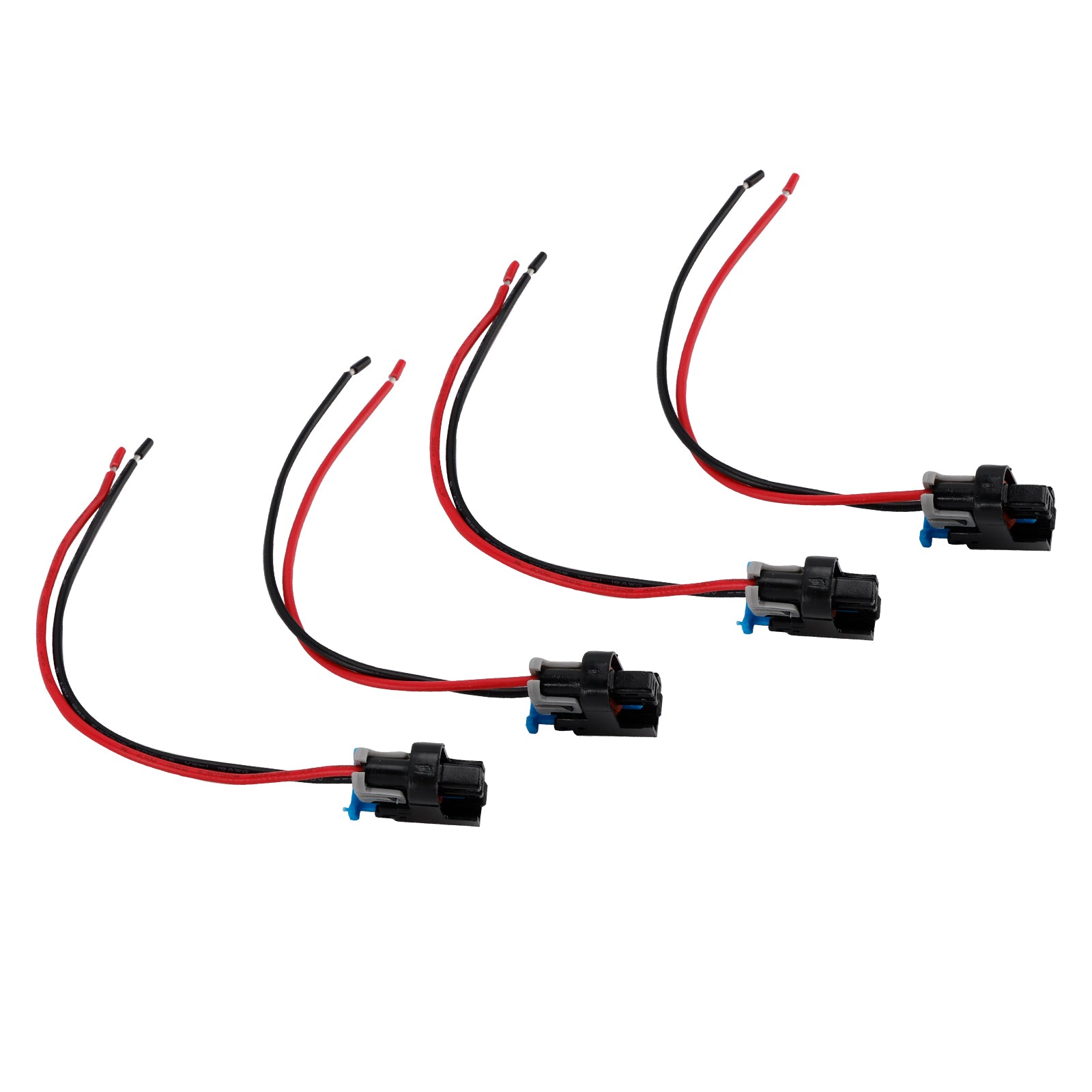 Connecteur d'injecteur de carburant, 4 pièces, Clip de prise, queue de cochon, déconnexion rapide, adapté à Buick