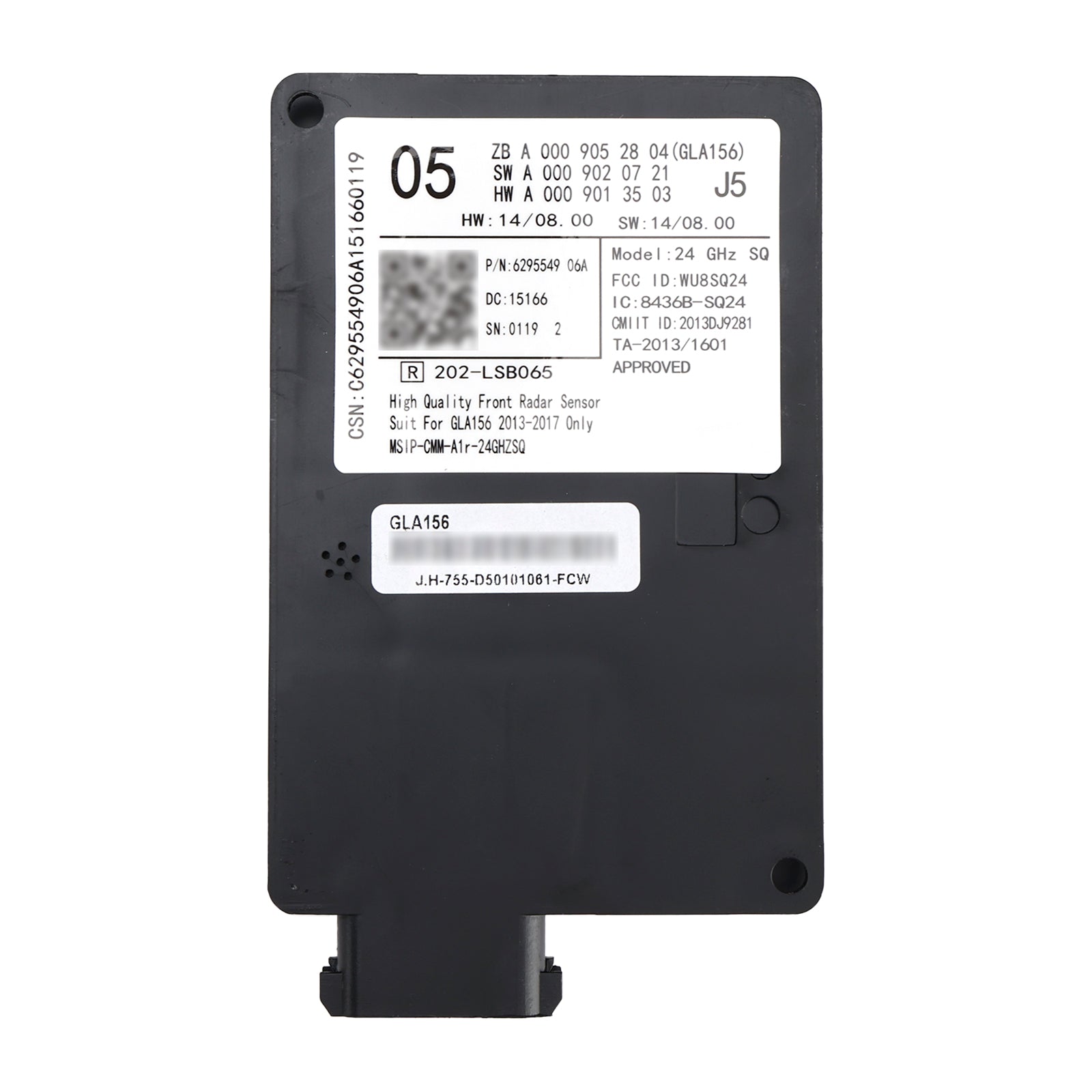 2013-2017 Mercedes C-klass GLA156 främre radarsensorstyrenhet A0009052804 A0009020721 A0009013503