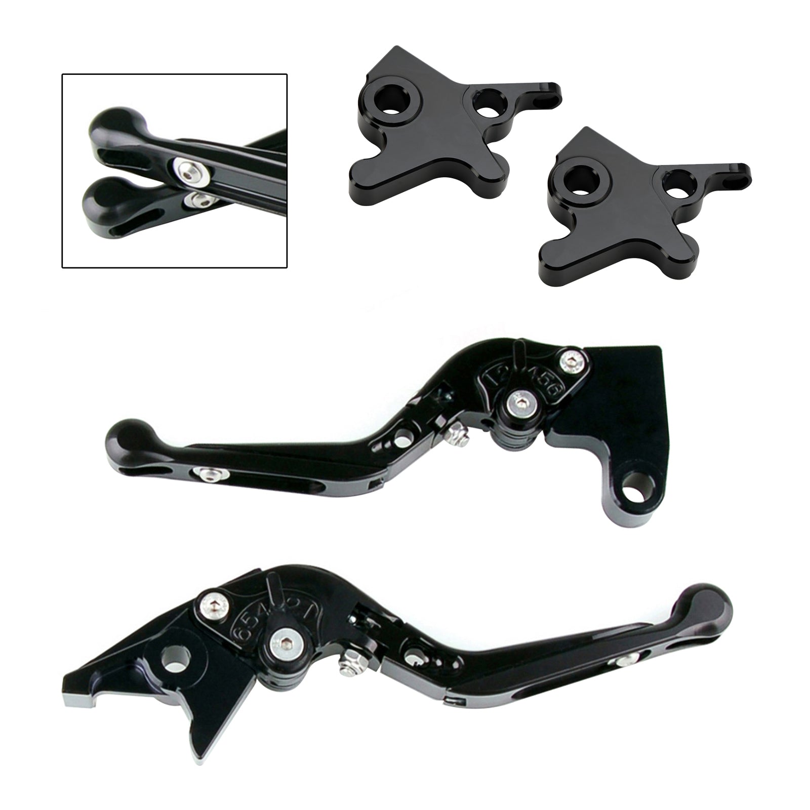 Palanca de freno de embrague ajustable para Piaggio MP3 300 16-18 MP3 350 18-19
