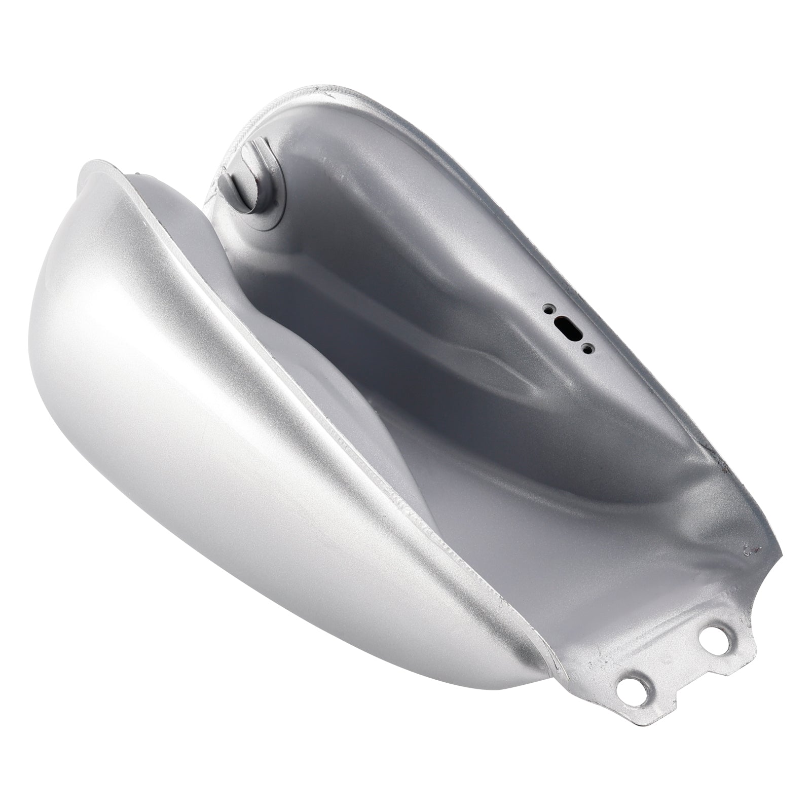 Cafe Racer Fuel Gas Tank 9L / 2.4 Gal For Suzuki GN125 GN 125 250 - Silver