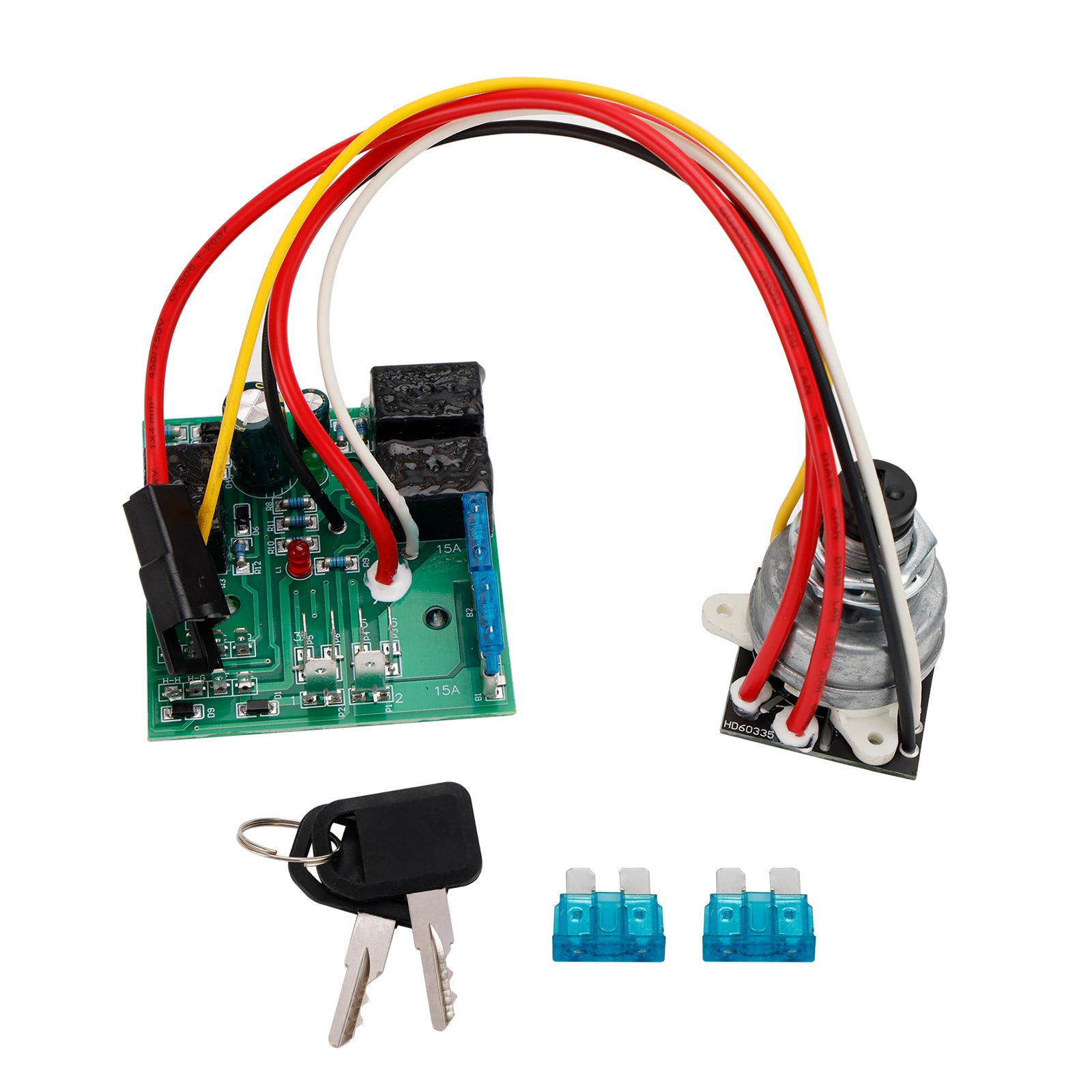 Module d'interrupteur d'allumage avec 2 touches AM136681 pour John Deere 325 335 345 355