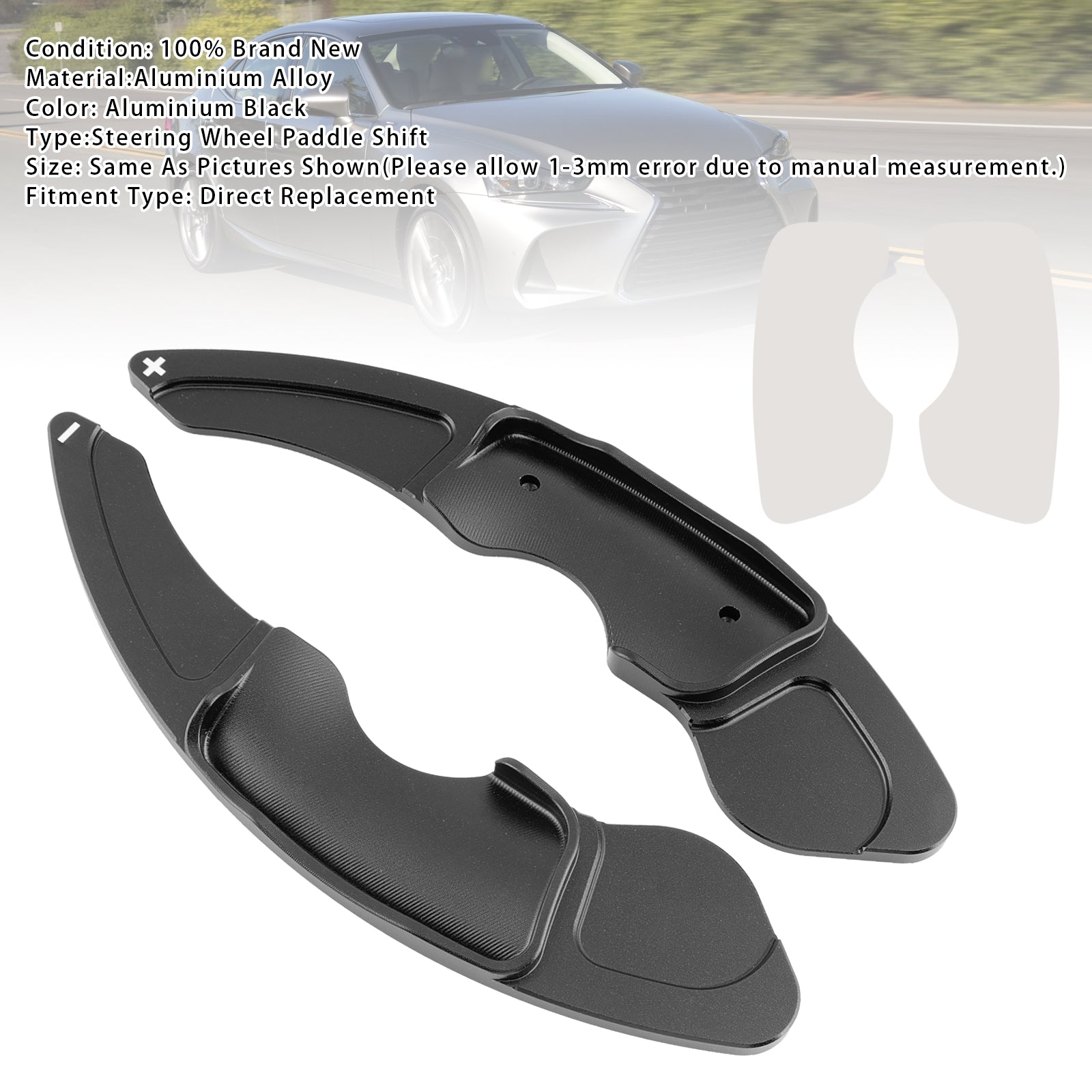 Stuurwielpaddle-shifterverlengingen voor Lexus IS RC RCF NX