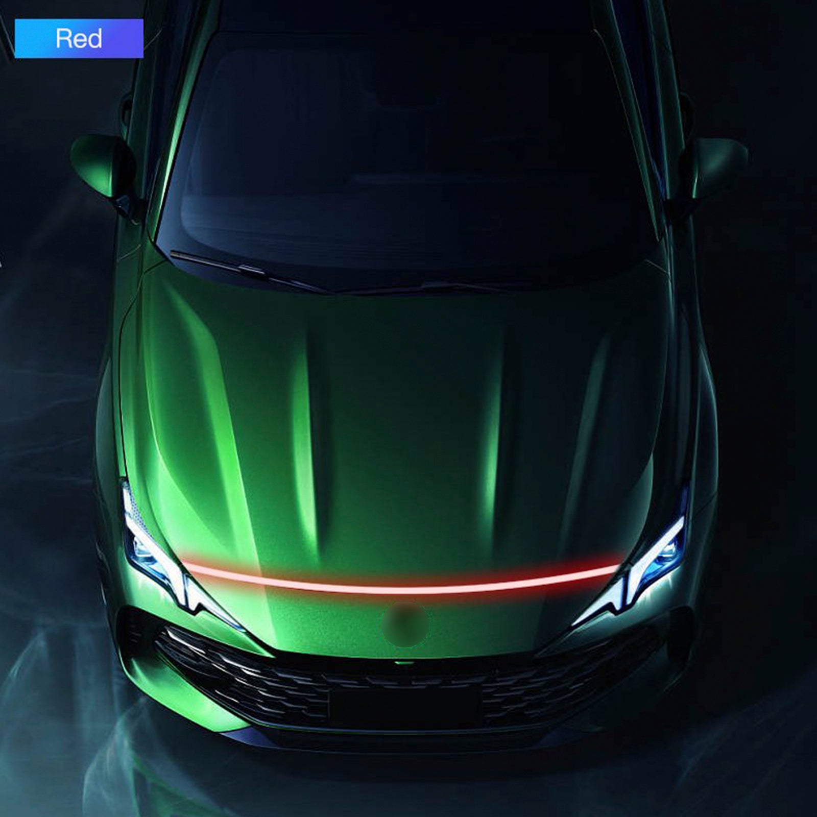 Denná kapucňa s kapucňou LED denné svetlo pruh flexibilné dynamické skenovanie Spúšťa