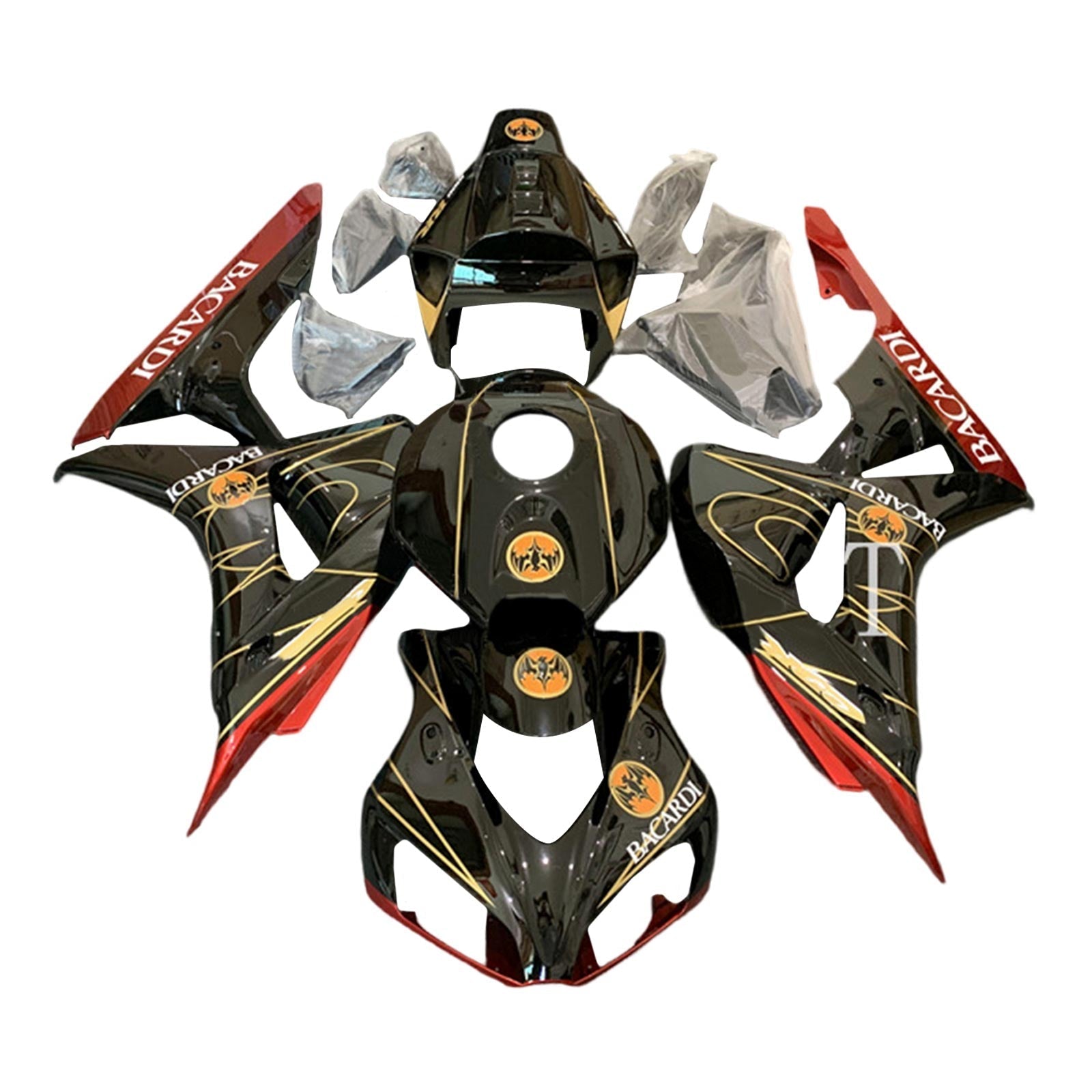 2006-2007 Honda CBR1000RR Kit de carenado Carrocería Plástico ABS