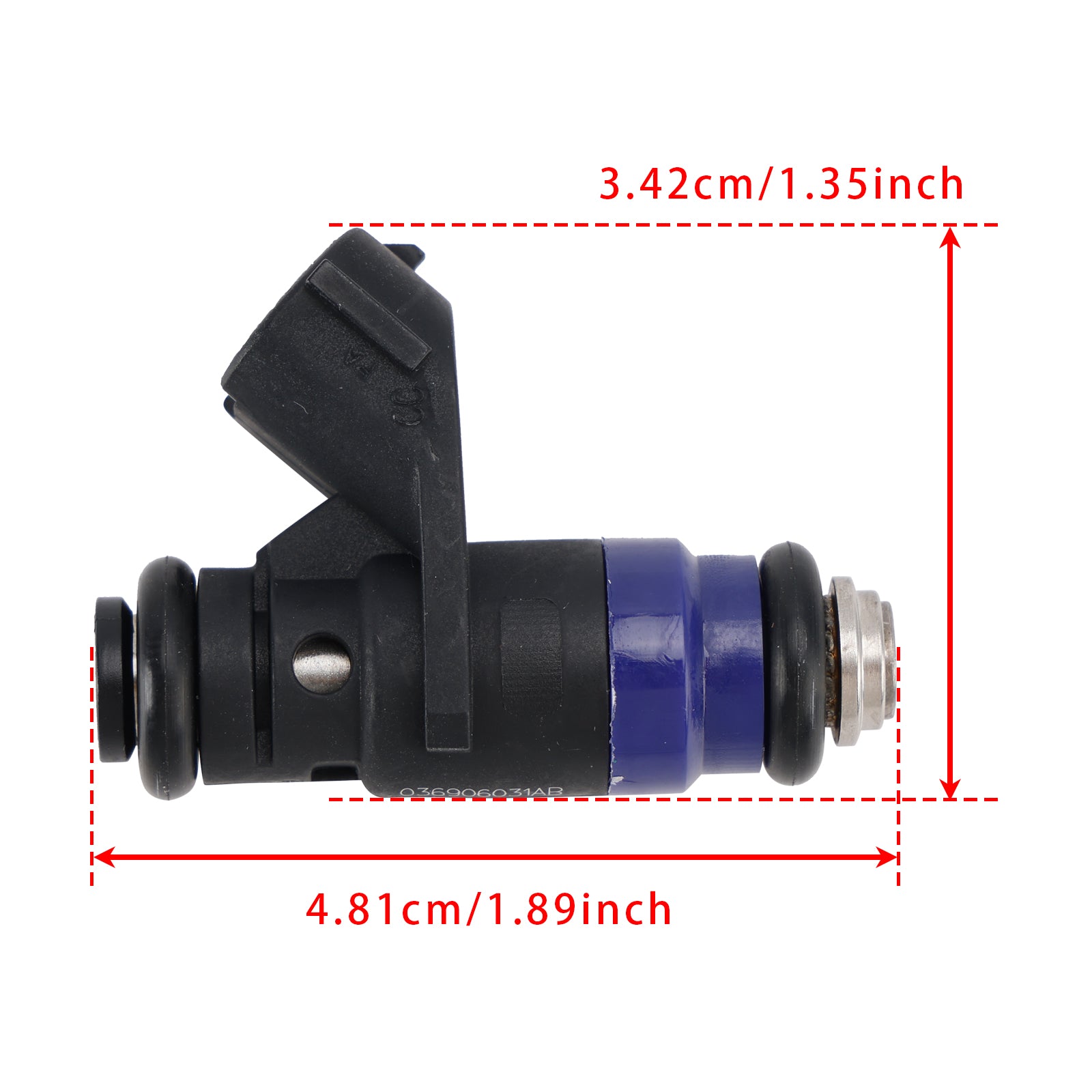 1Pcs Fuel Injector For VW Polo Skoda Fabia I Seat Ibiza III 1.4 16V 036906031AB