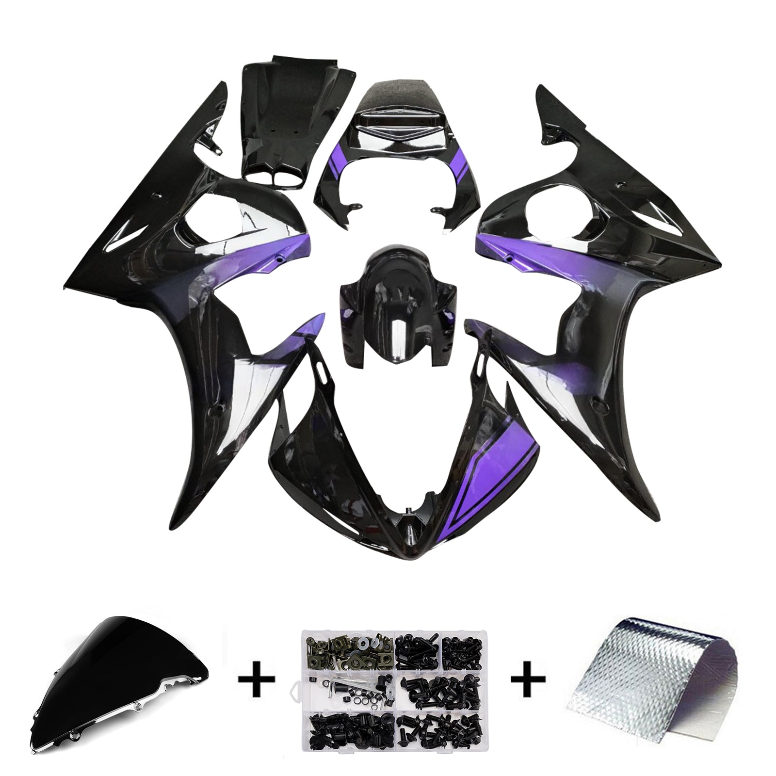 Injection Fairing Kit Bodywork For Yamaha YZF-R6 2003-2004 R6S 2006-2009