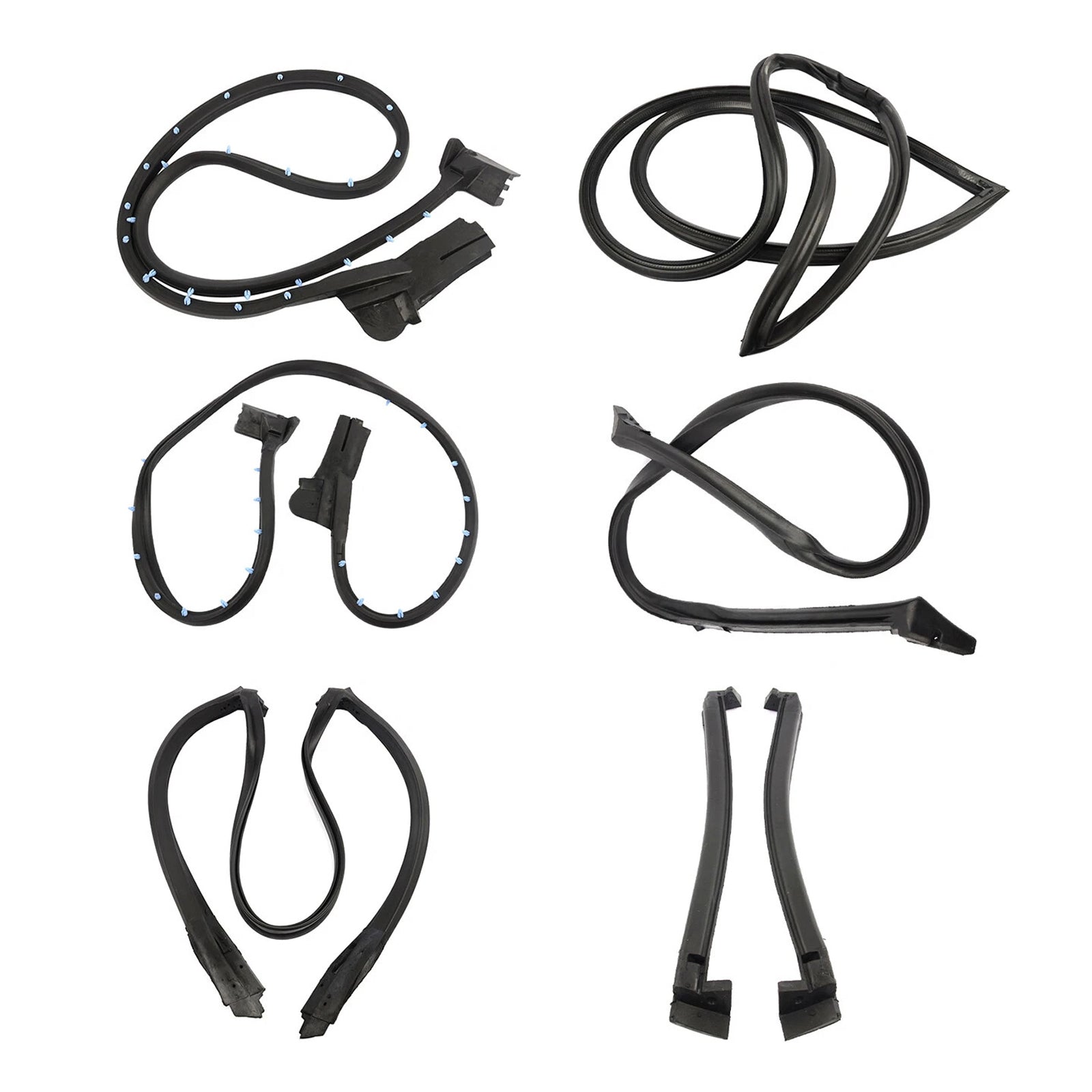 Seal Weatherstrip Kit Waterproof 9096GGW For Chevrolet Corvette C4 Coupe 90-96