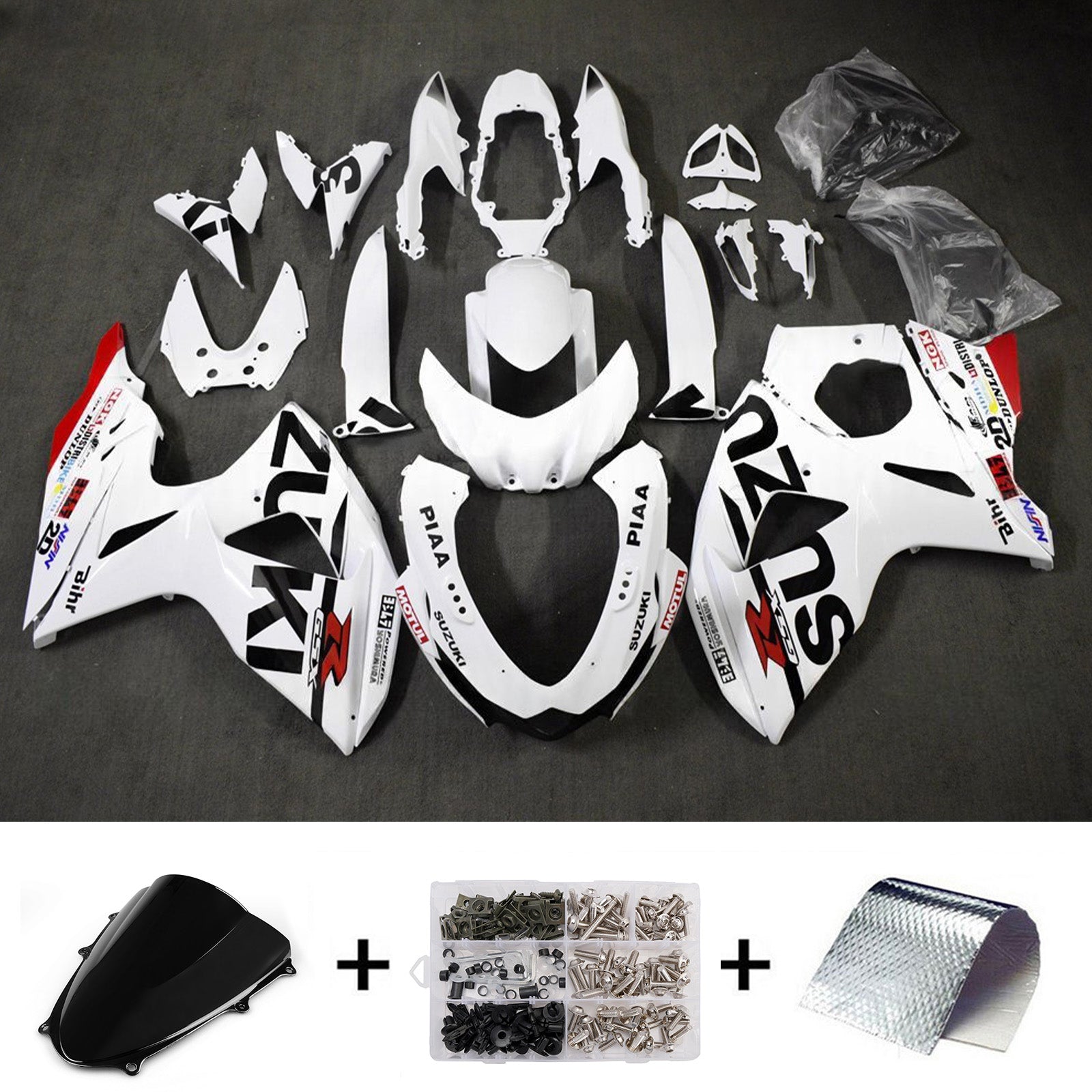 Injection Fairing Kit Bodywork Plastic ABS For Suzuki GSXR1000 2009-2016 K9