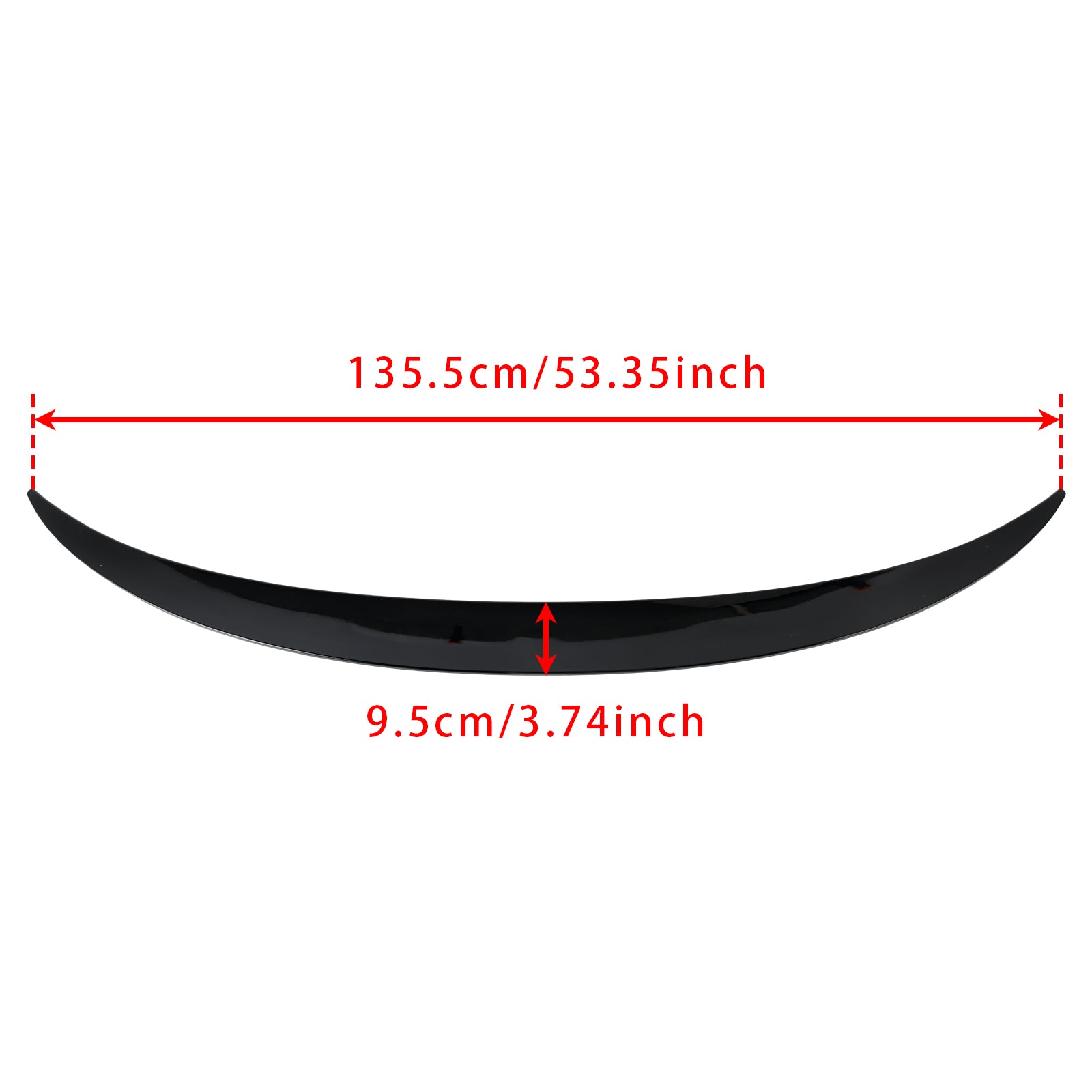Gloss Black Rear Boot Spoiler For BMW X6 X6M F16 F86 2014-2019